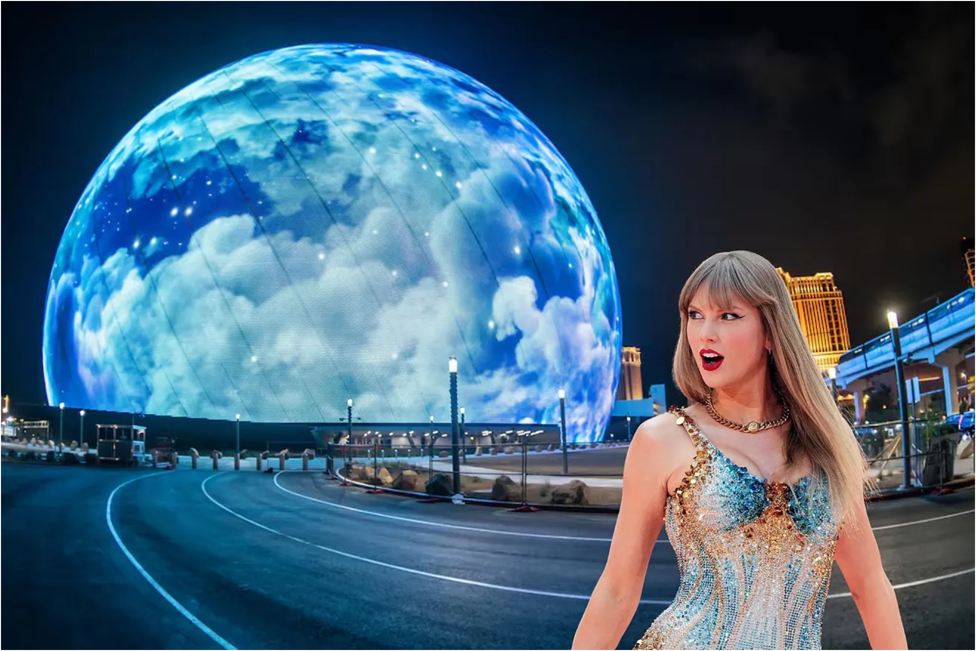 Taylor Swift wants to follow in the footsteps of U2 and the Backstreet Boys and take the music from The Life of a Showgirl to The Sphere in Las Vegas