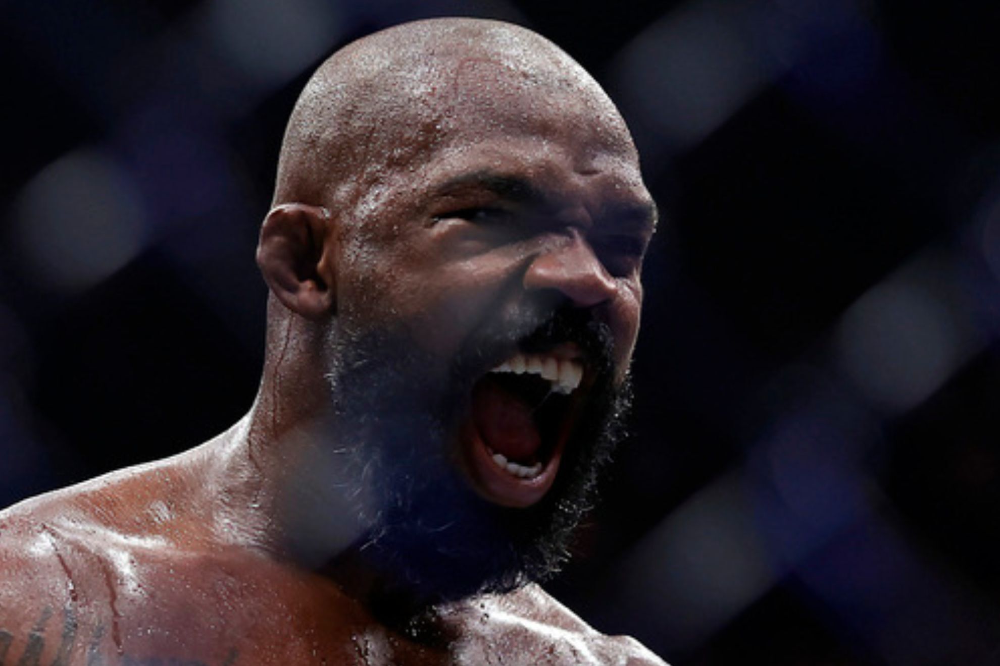 Former UFC heavyweight champion Jon Jones puts a fan to sleep in scary moment