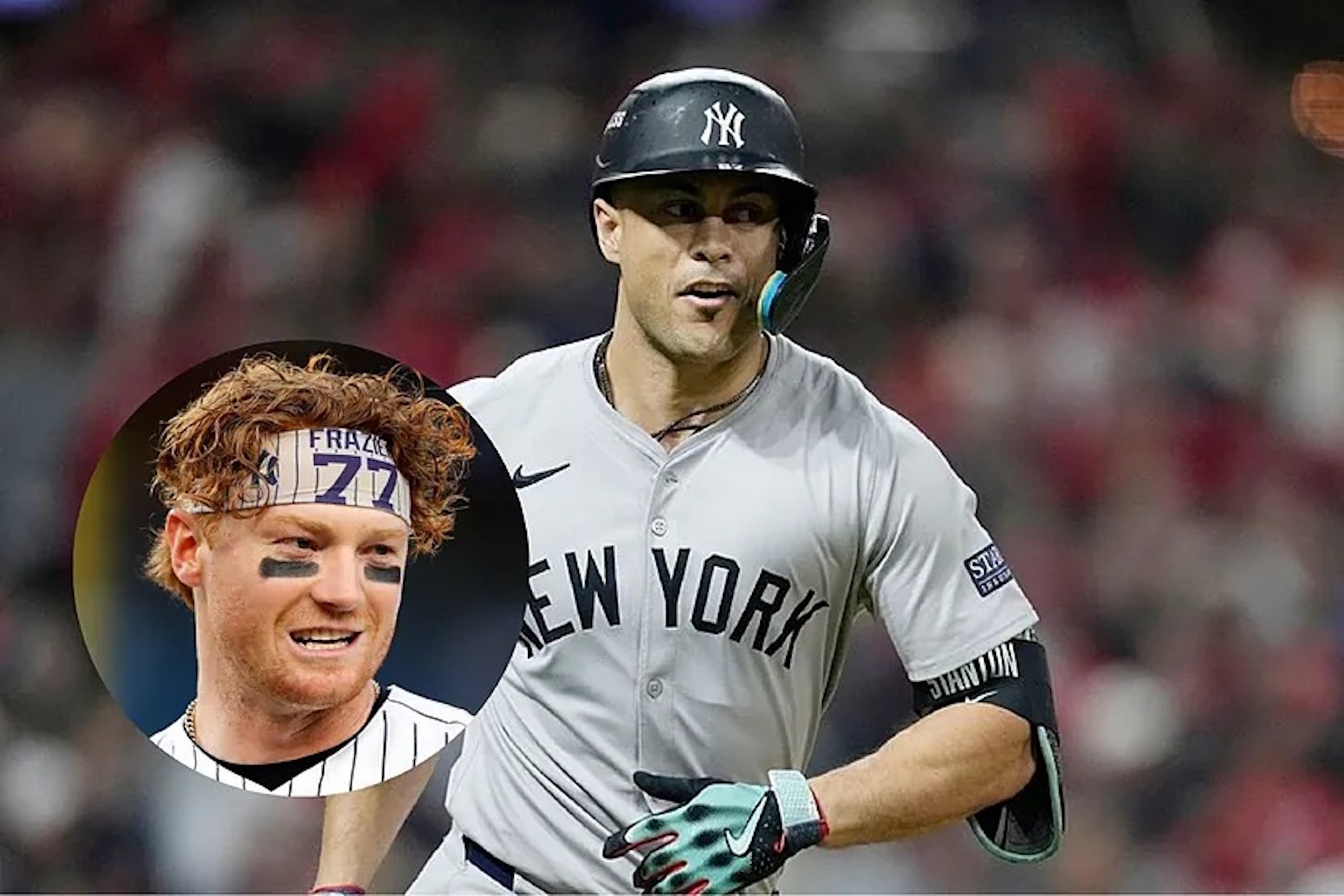 Whats going on with Giancarlo Stanton? Why isnt he playing? Clint Frazier thinks that Aaron Boone isnt being truthful