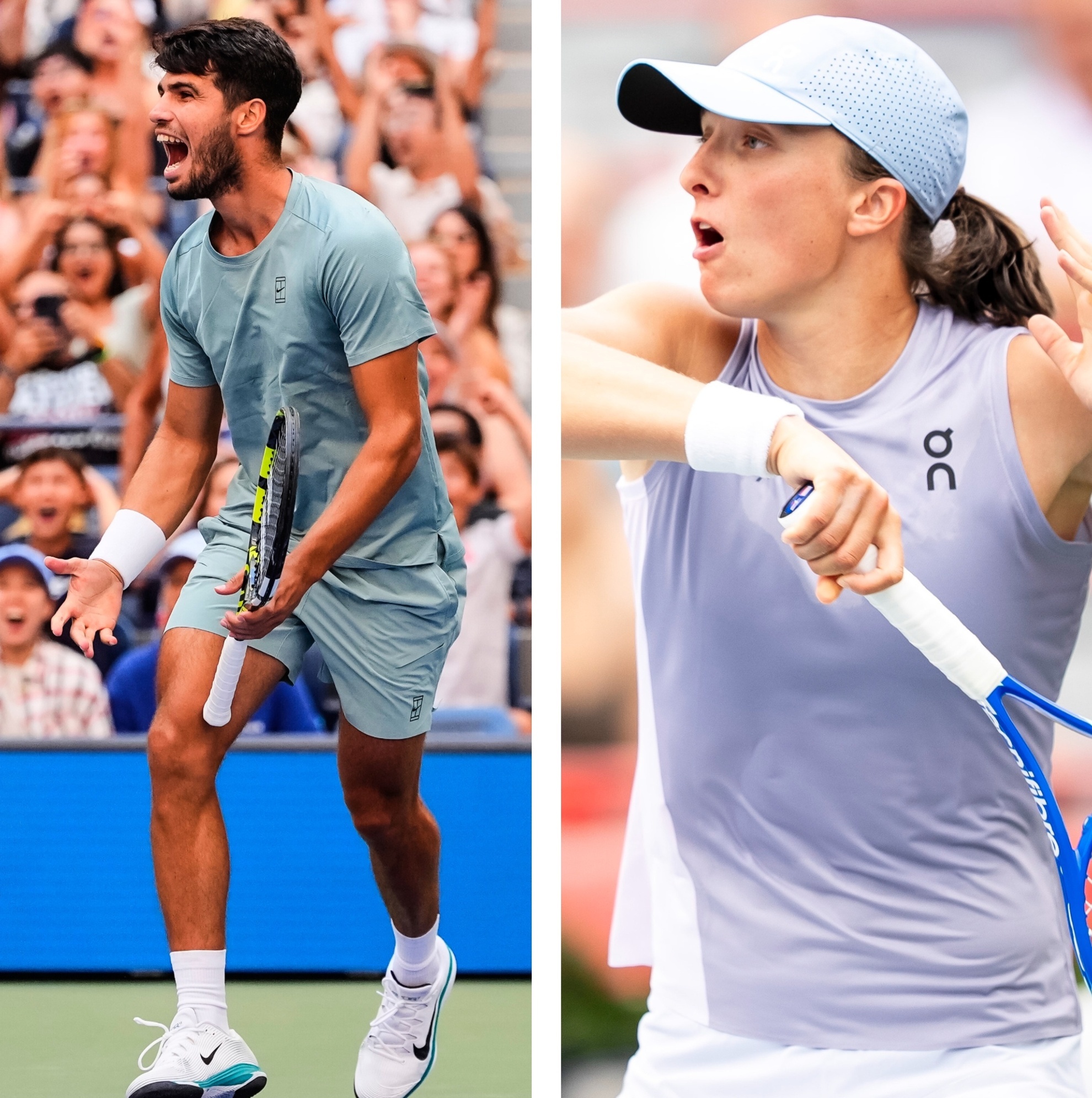 Carlos Alcaraz and Iga Swiatek