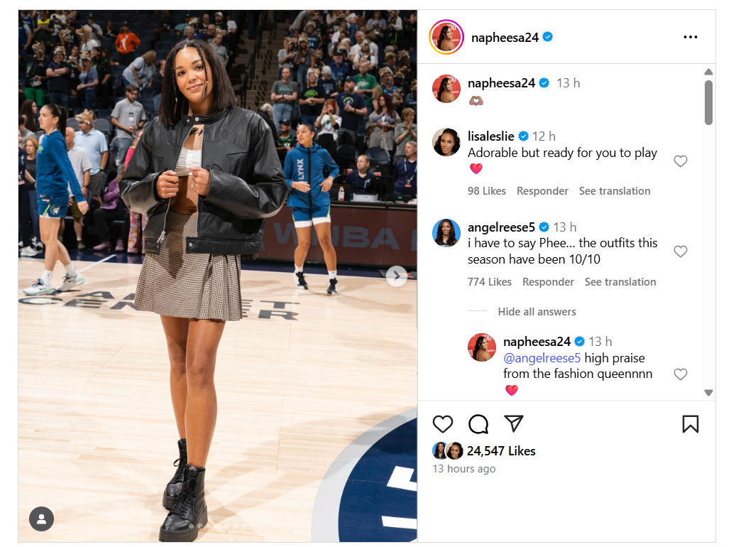 @napheesa24 Instagram