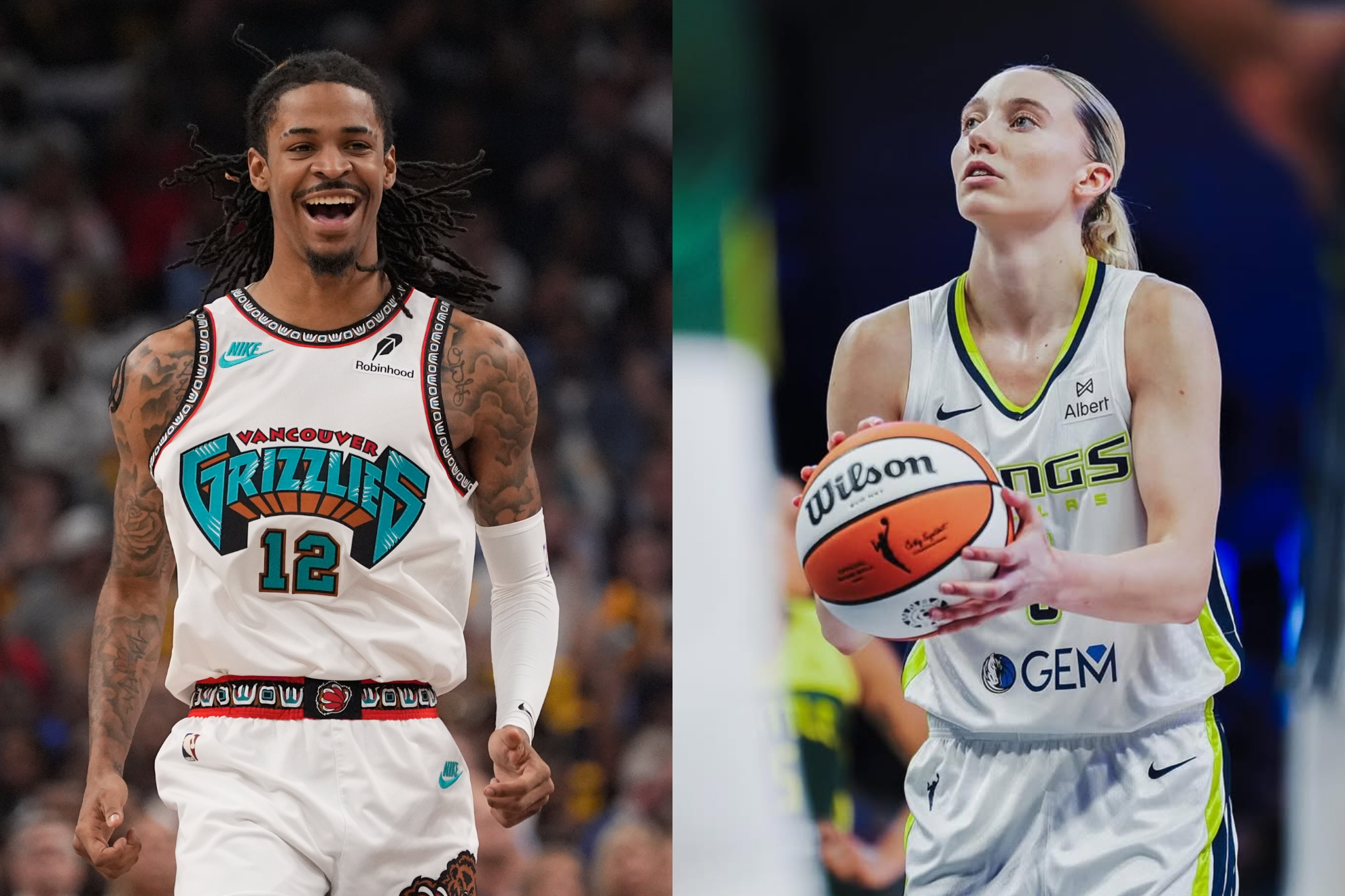 Ja Morant of the Grizzlies highlighted Paige Bueckers performance in the historic Wings-Sparks game