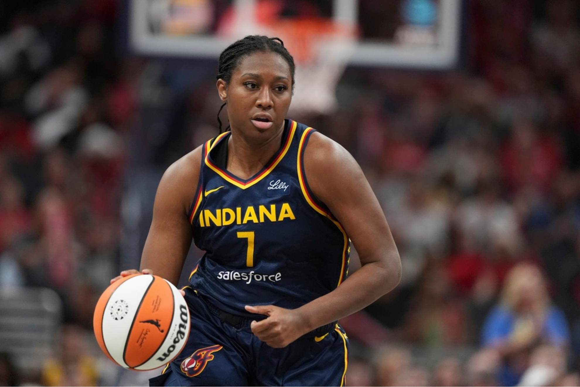 Aliyah Boston of the Indiana Fever