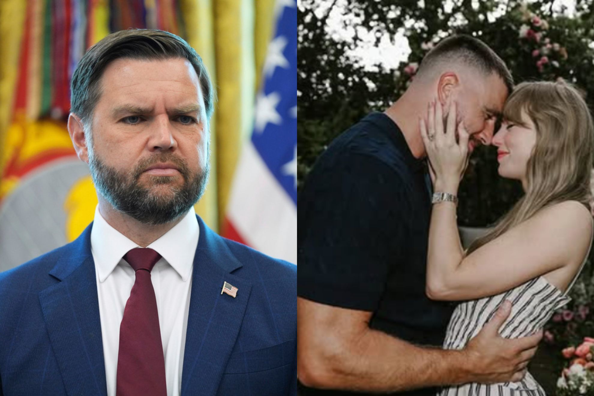 J.D. Vance worried about Super Bowl wedding after Taylor Swift and Travis Kelces engagement