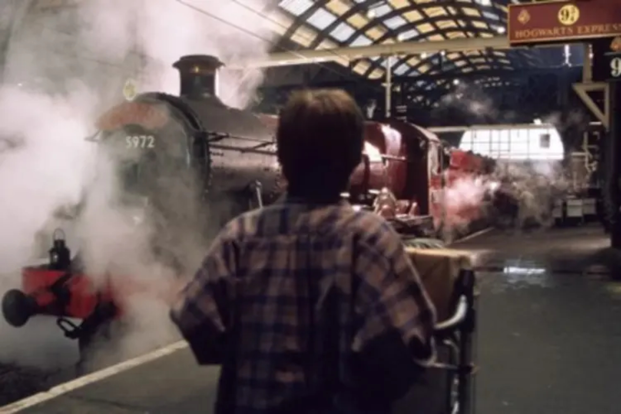 Magical tradition in London: Kings Cross announces the Hogwarts Express every September 1st
