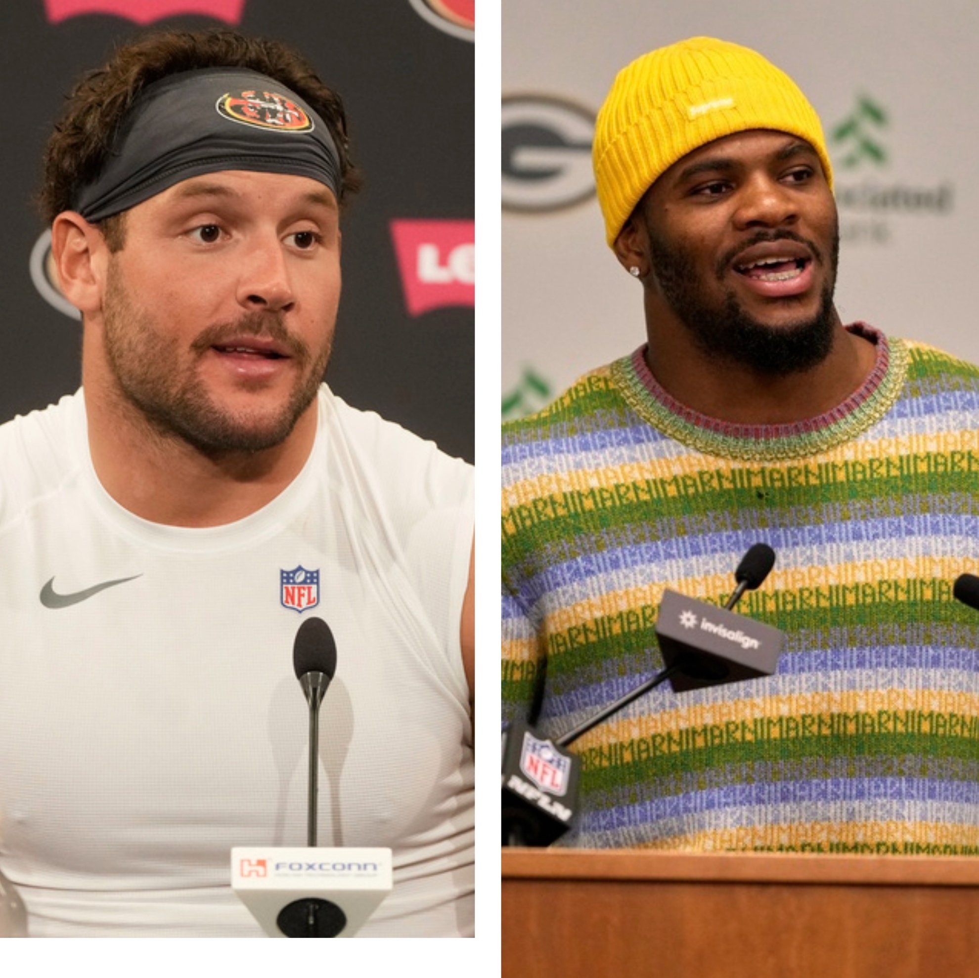 Nick Bosa and Micah Parsons