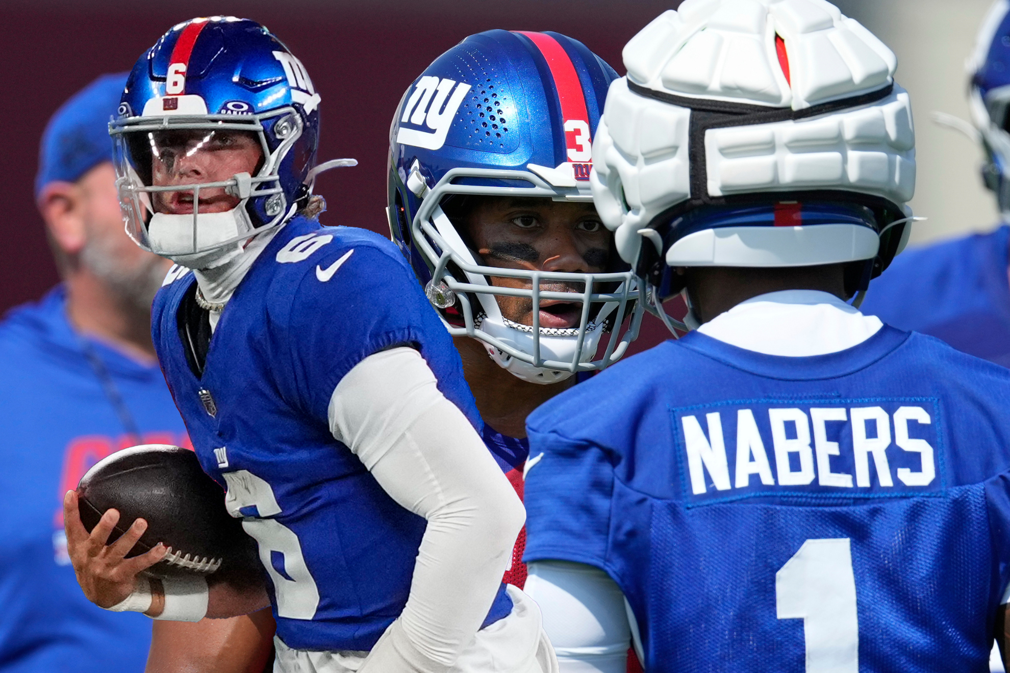Malik Nabers is happy with Russell Wilson and, in the process, took a jab at Jaxson Dart; things are tense with the New York Giants