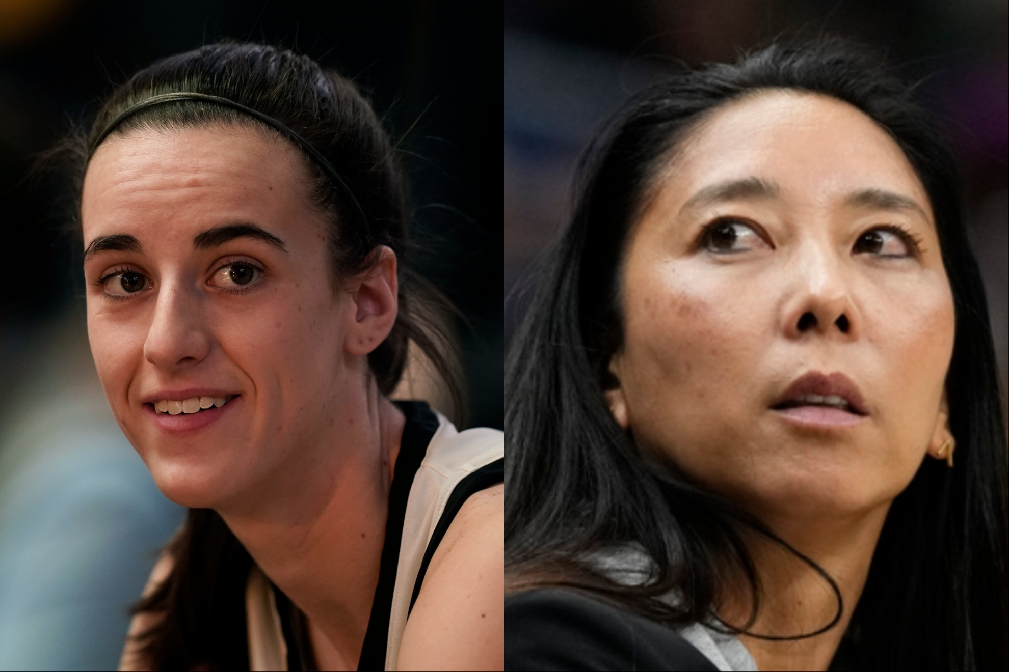 Caitlin Clark and Natalie Nakase