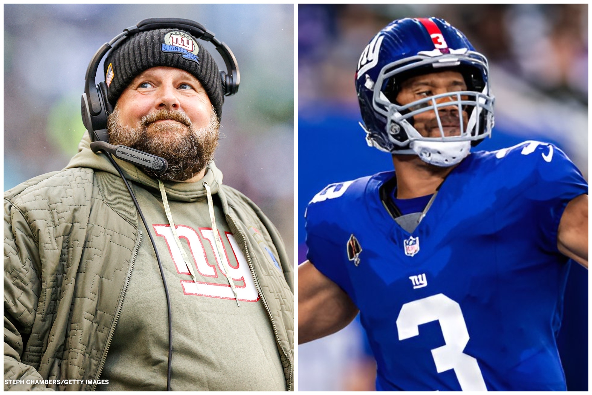 Brian Daboll and Russell Wilson