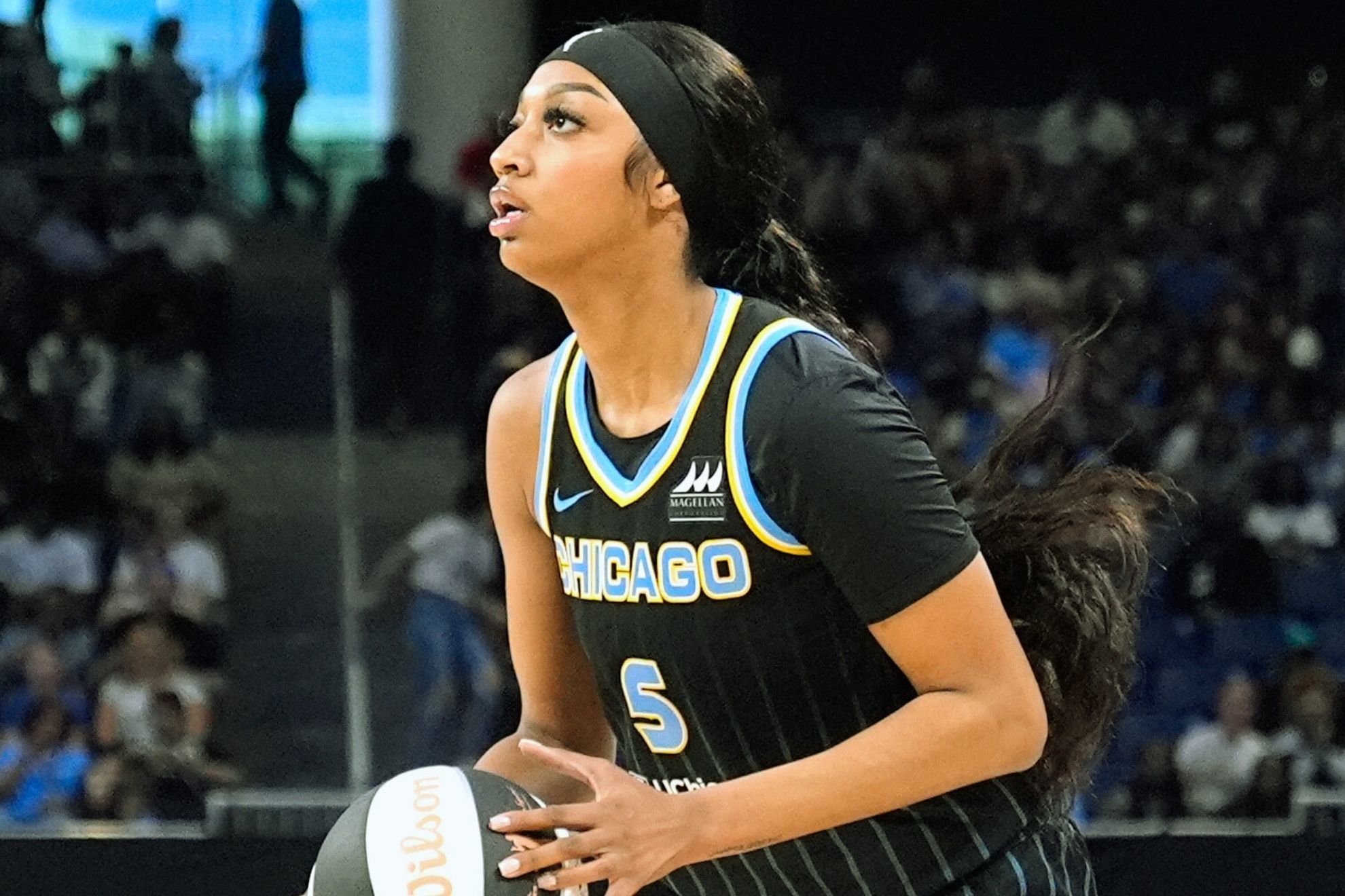 Will Angel Reese play against the New York Liberty in the season finale?