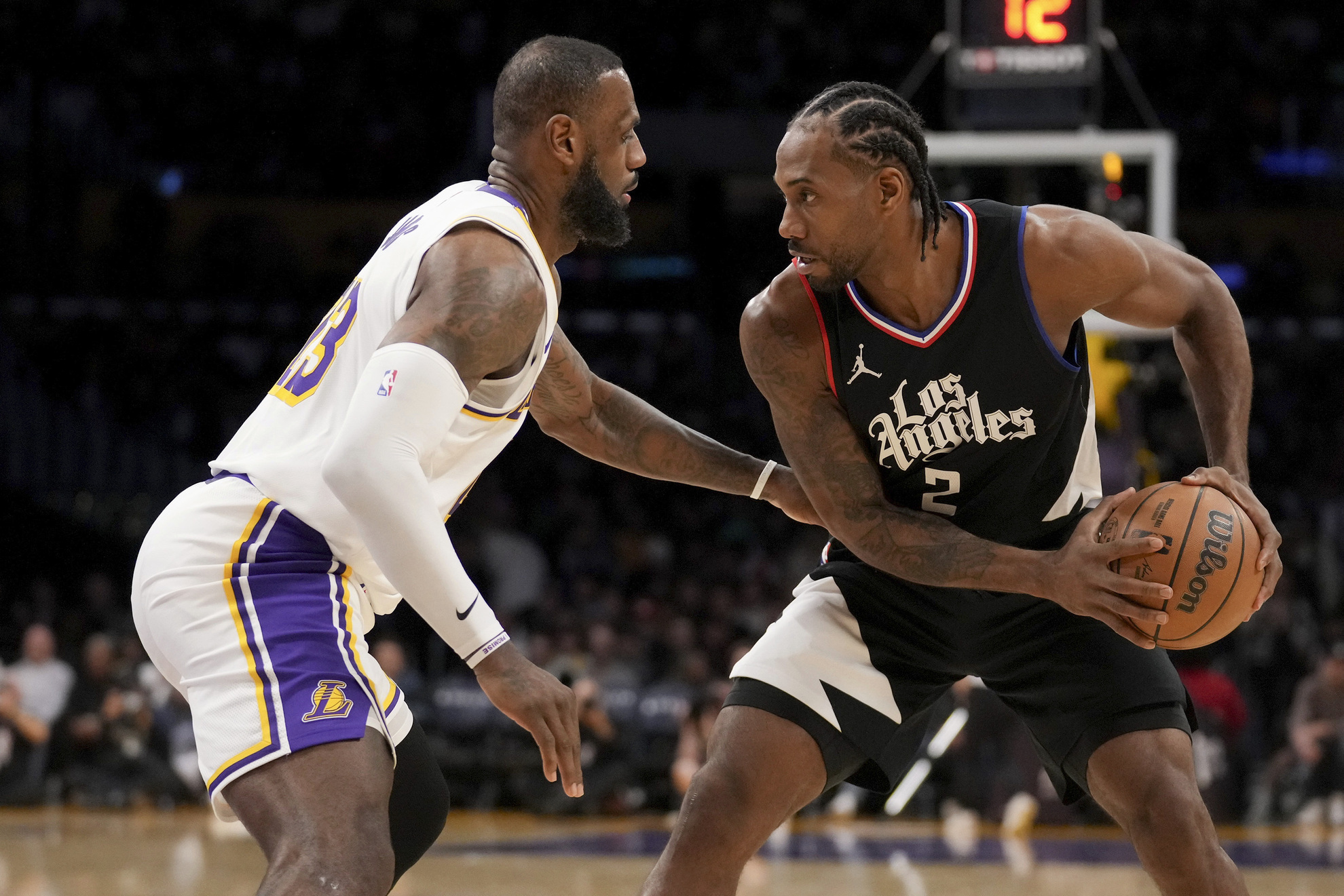 LeBron James and Kawhi Leonard