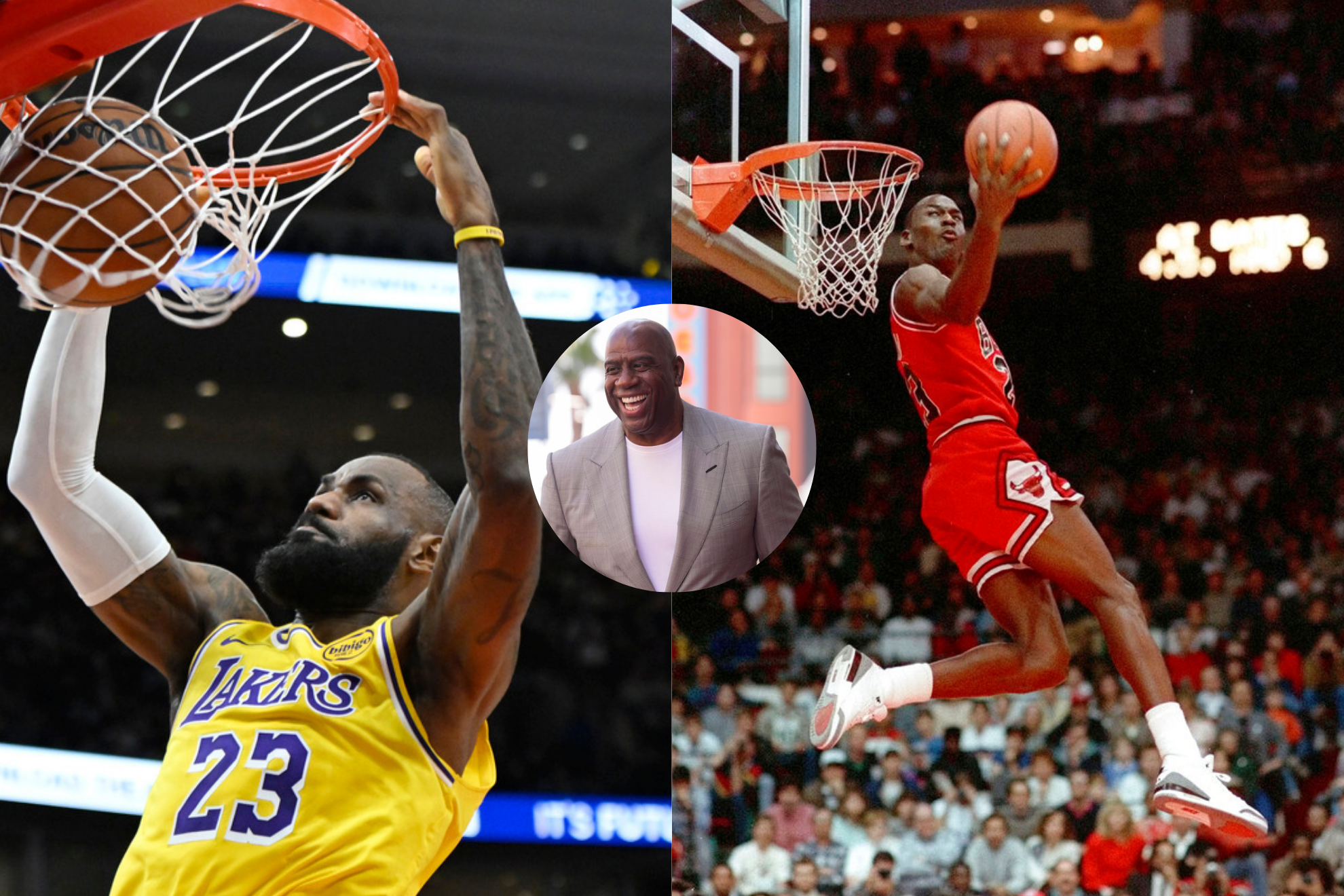 NBA legend Magic Johnson calls Michael Jordan the real GOAT, surpassing LeBron James