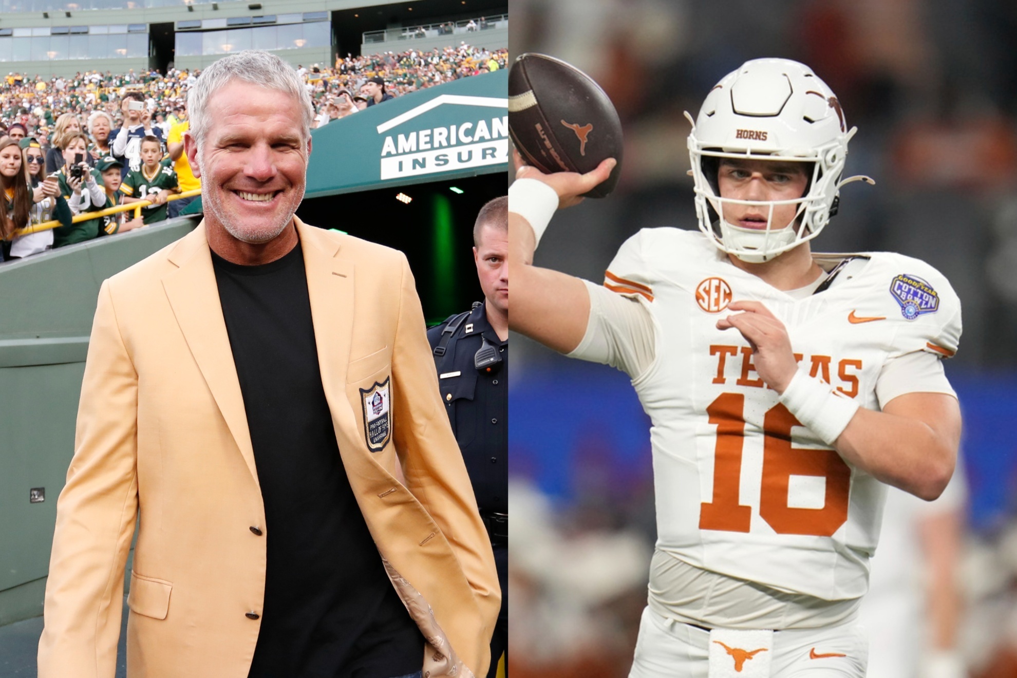 Brett Favre sent message to Longhorns fans about Arch Manning.
