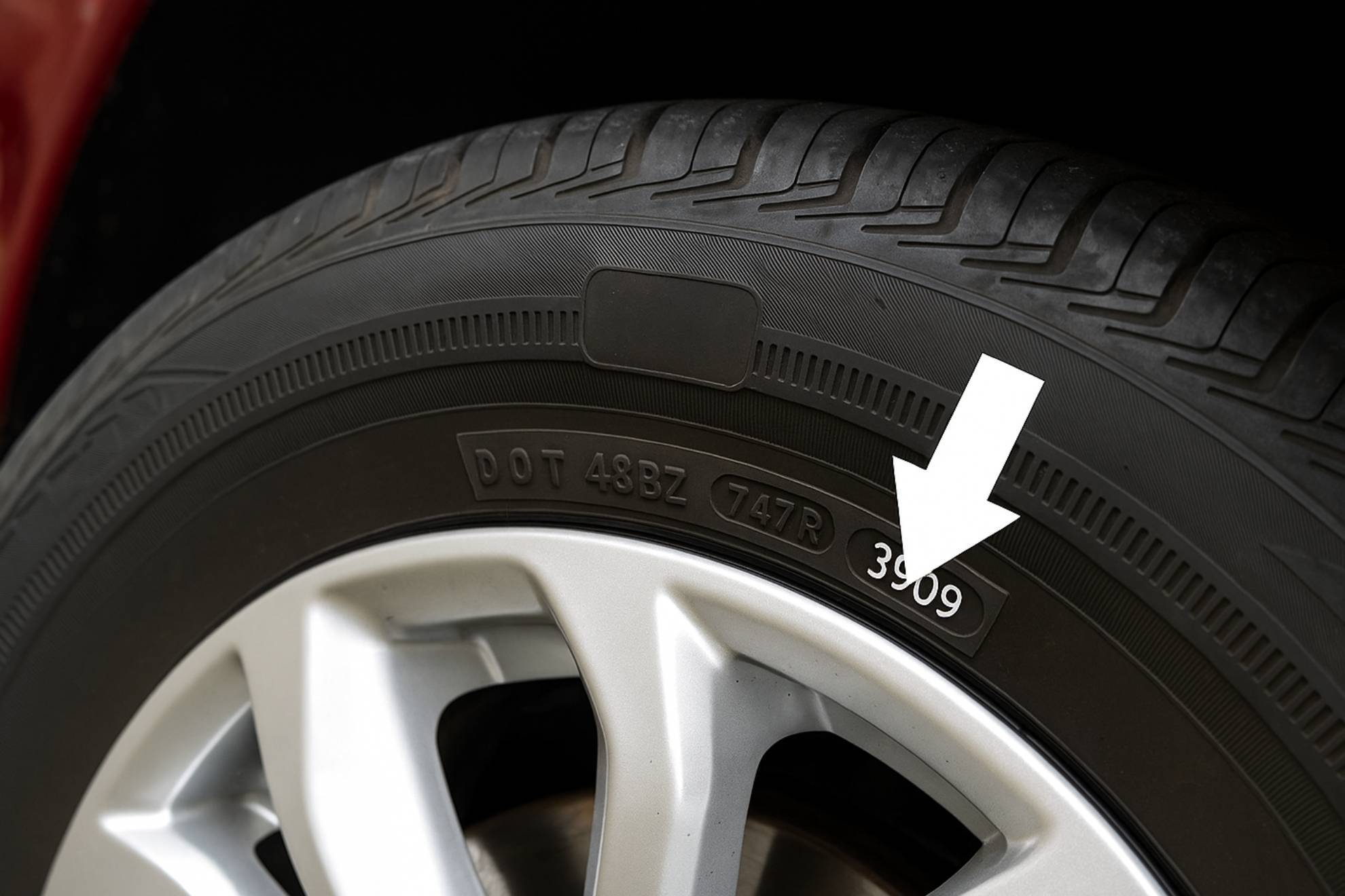 Check how old your car's tires are by looking at this code