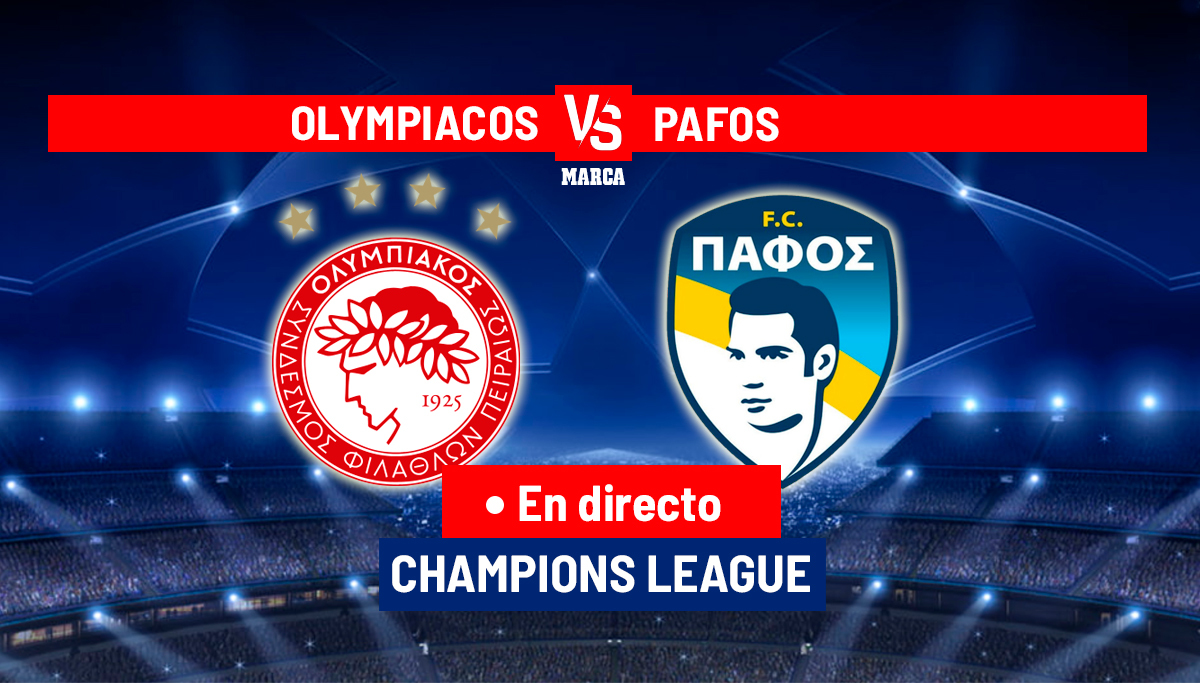 Olympiakos - Pafos en directo | Champions League hoy en vivo