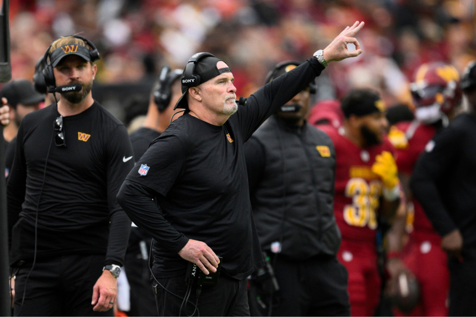 Dan Quinn Washingotn Commanders head coach