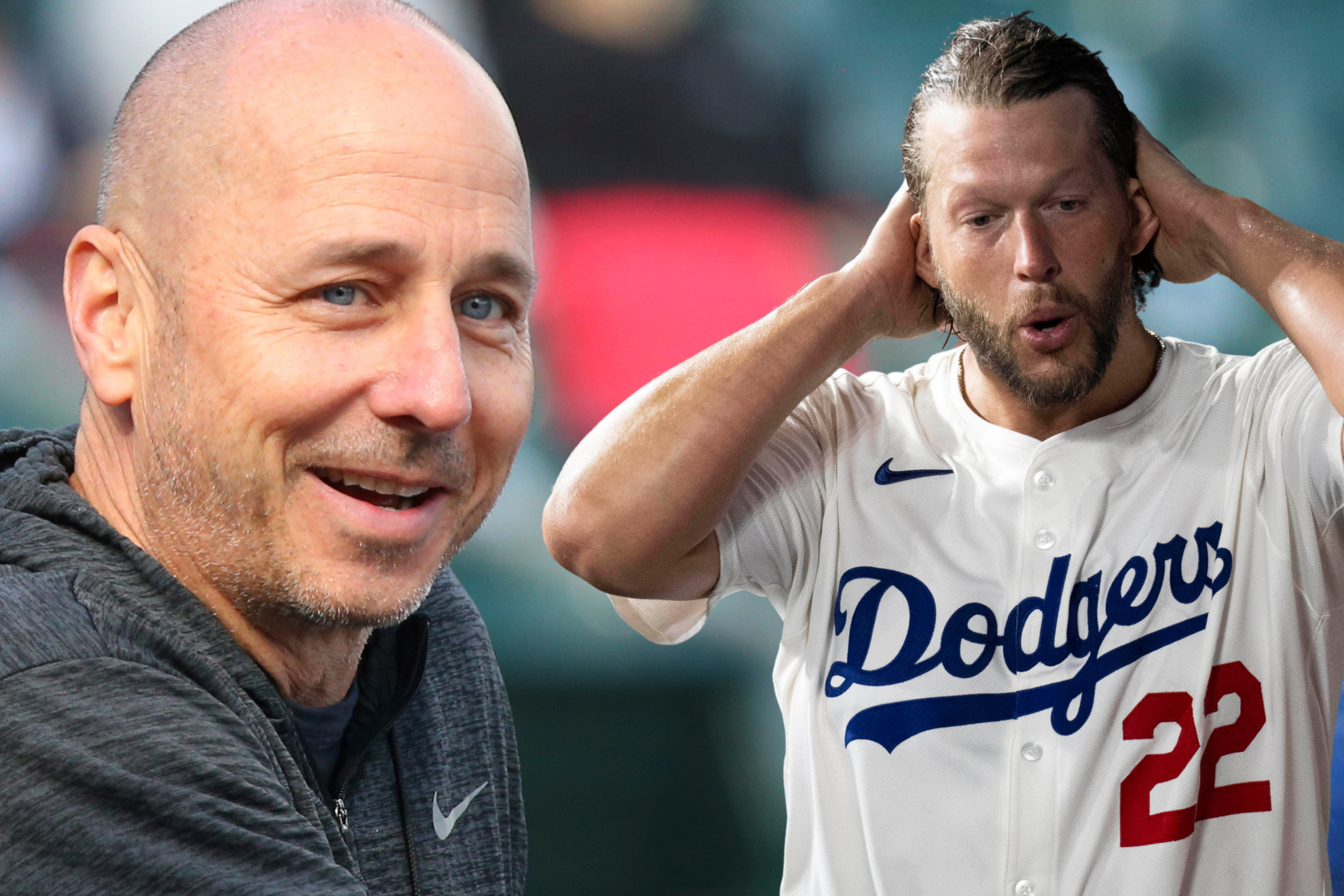 Brian Cashman & Clayton Kershaw - MLB