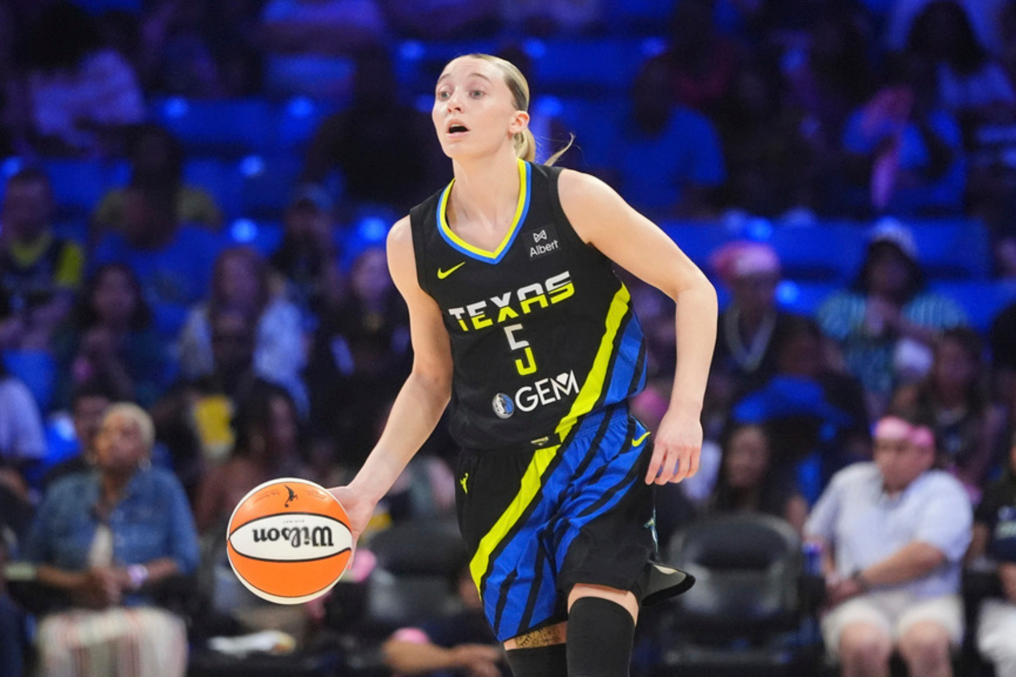 Dallas Wings guard Paige Bueckers