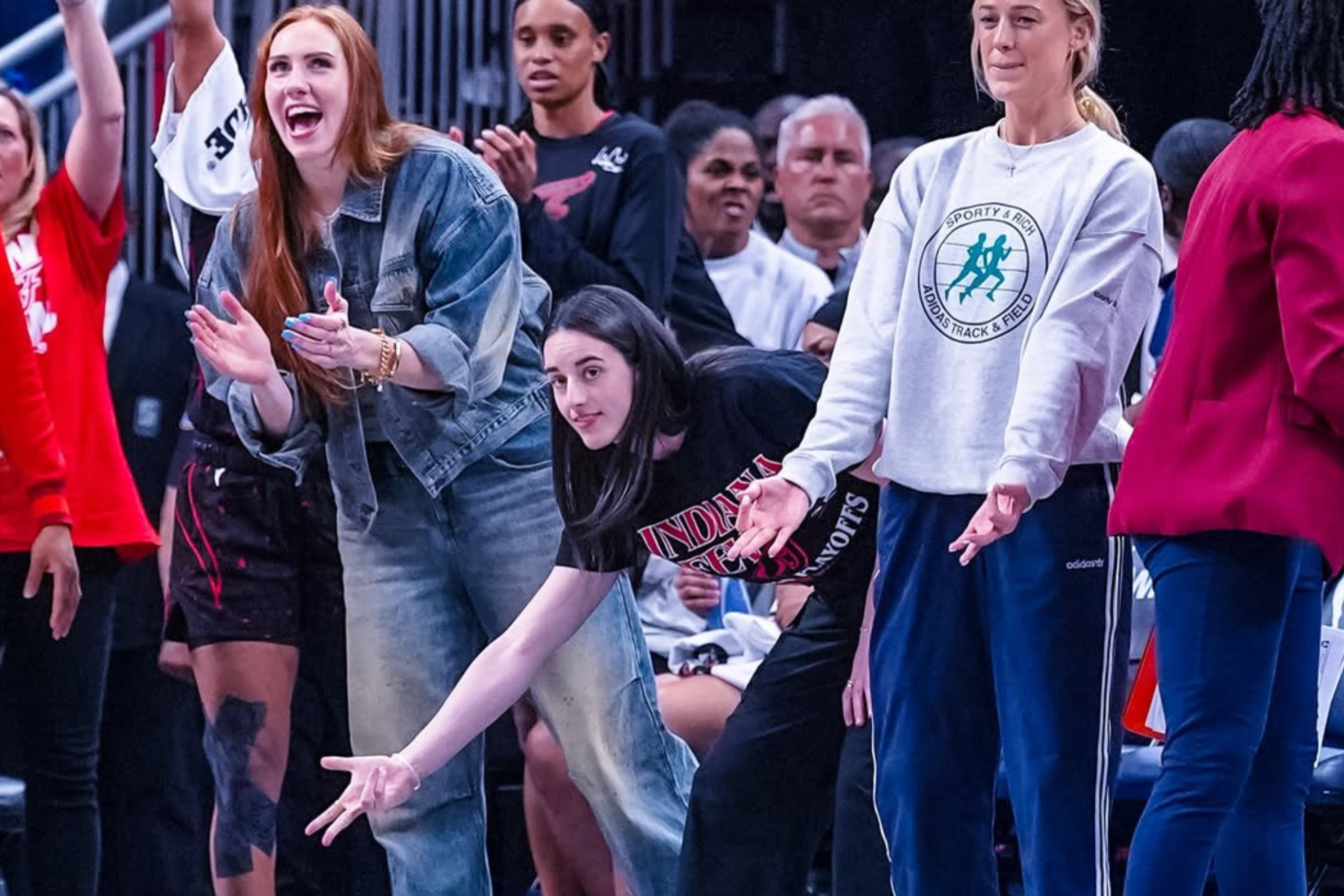 Chloe Bibby deleted her post of an IA image created of her, Sophie Cunningham and Caitlin Clark and apologized