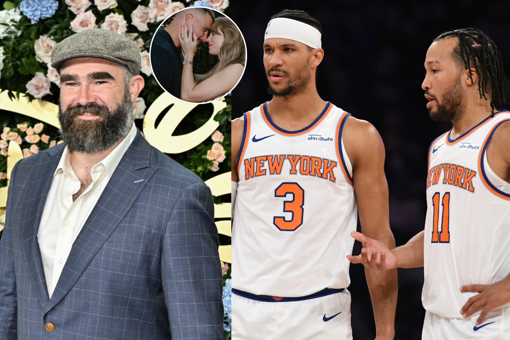 Jason Kelce gives a hilarious response to the Knicks Jalen Brunson and Josh Harts request to meet Travis fianc�e, Taylor Swift