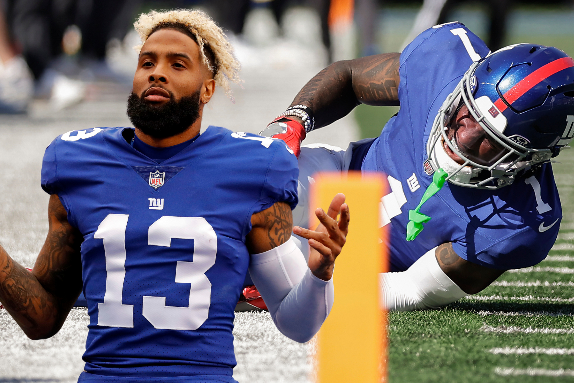 Malik Nabers appears to suffer the Odell Beckham Jr. curse at MetLife Stadium; painful victory for the New York Giants
