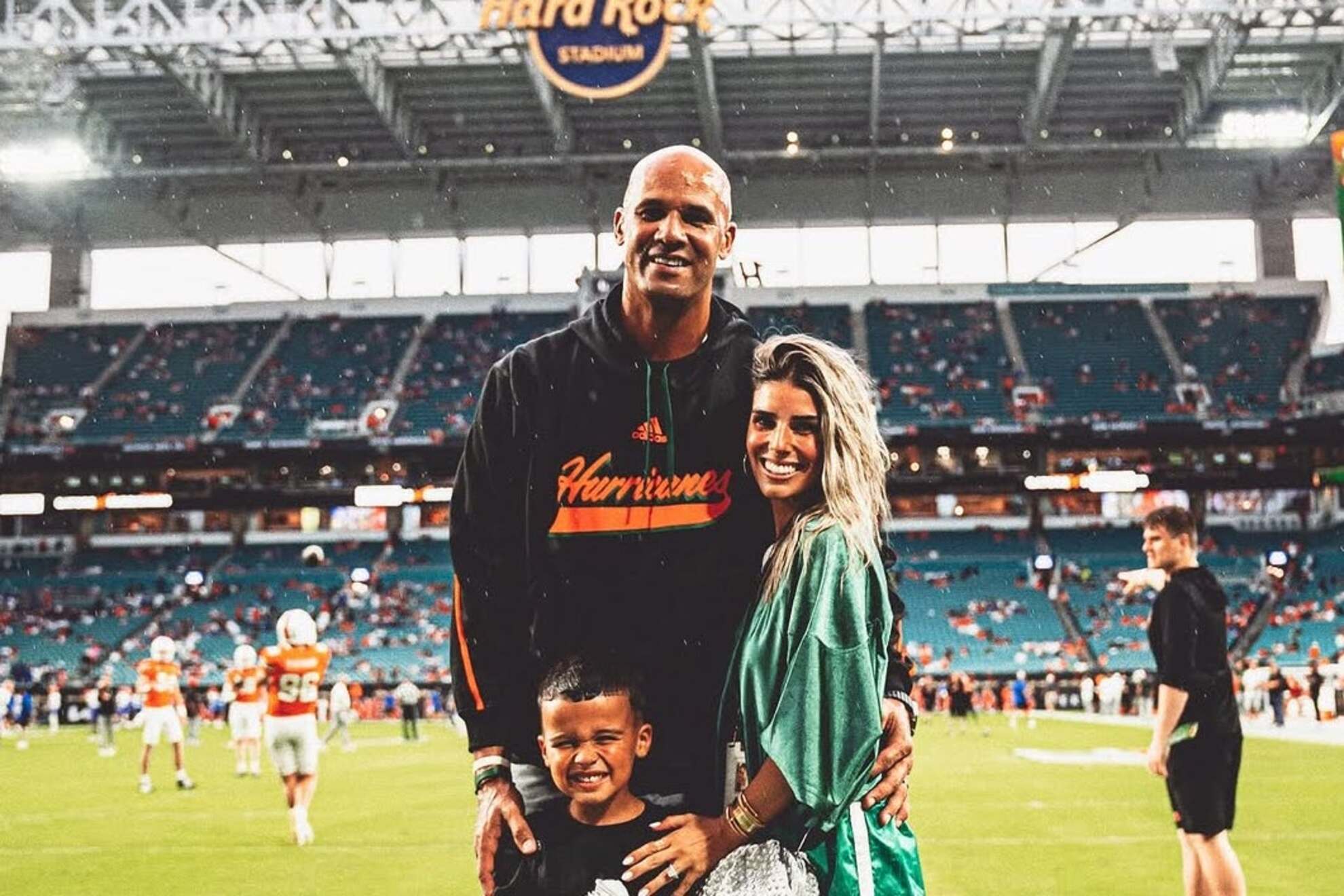 Jason Taylor, Monica Taylor and their son
