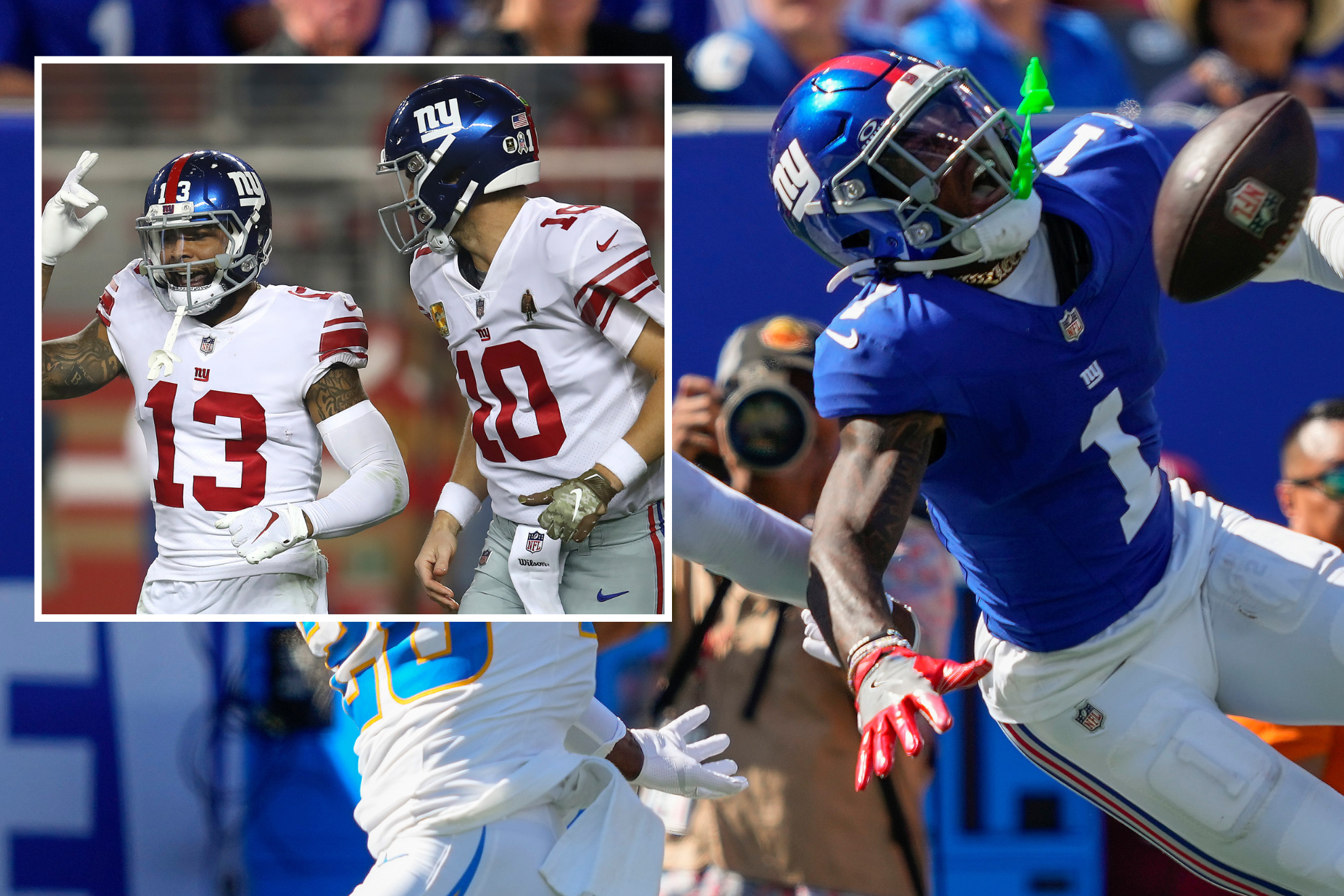 Former NFL quarterback urges New York Giants to sign Odell Beckham Jr. after Malik Nabers terrible injury