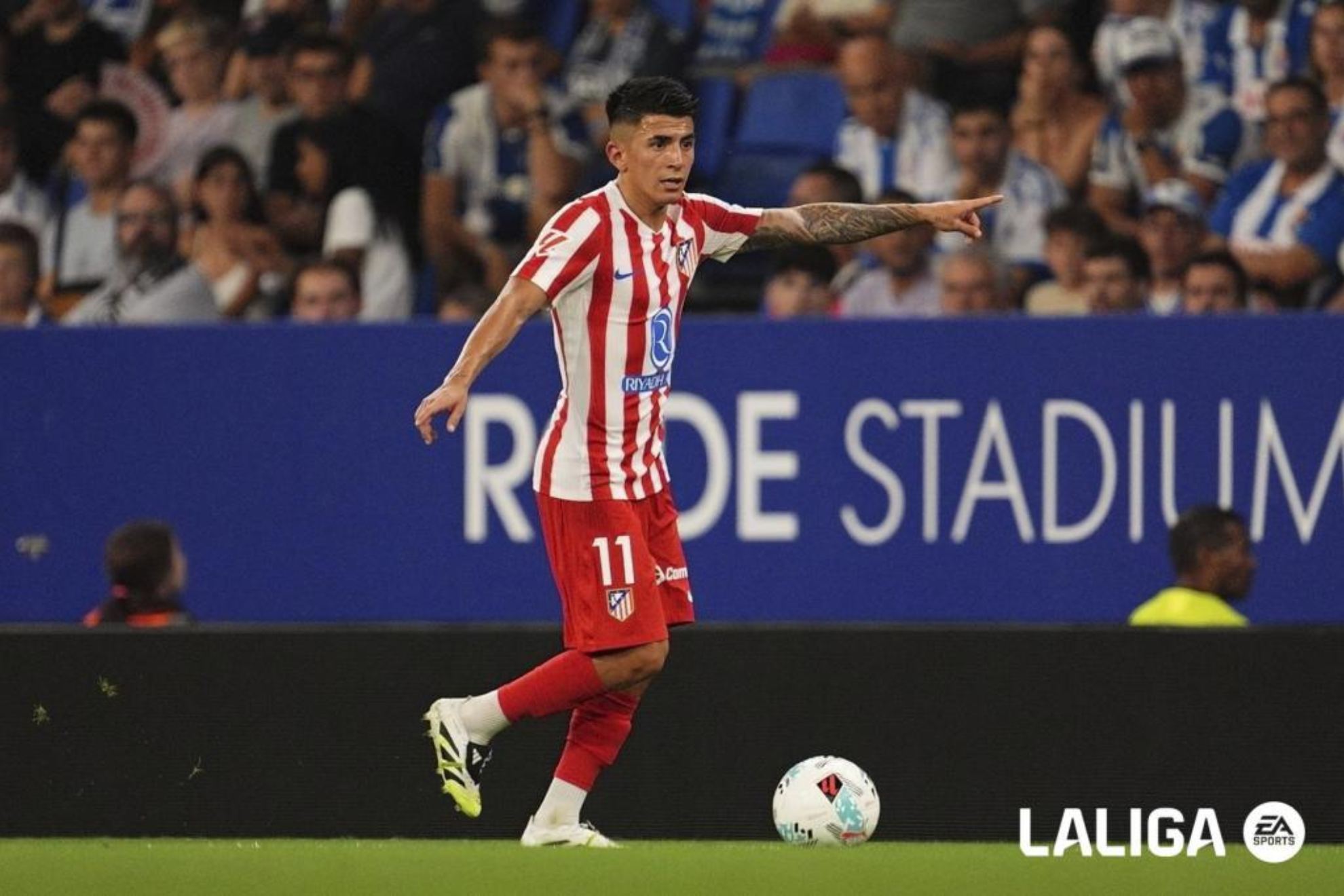 Almada, en un partido del Atl�tico.