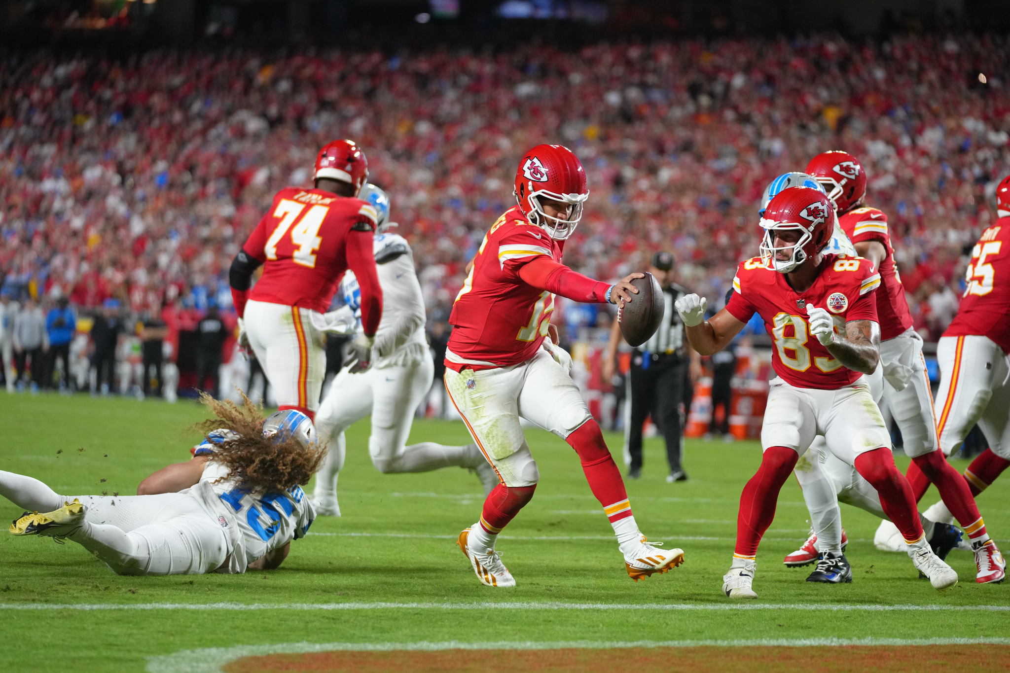The Kansas City Chiefs in action