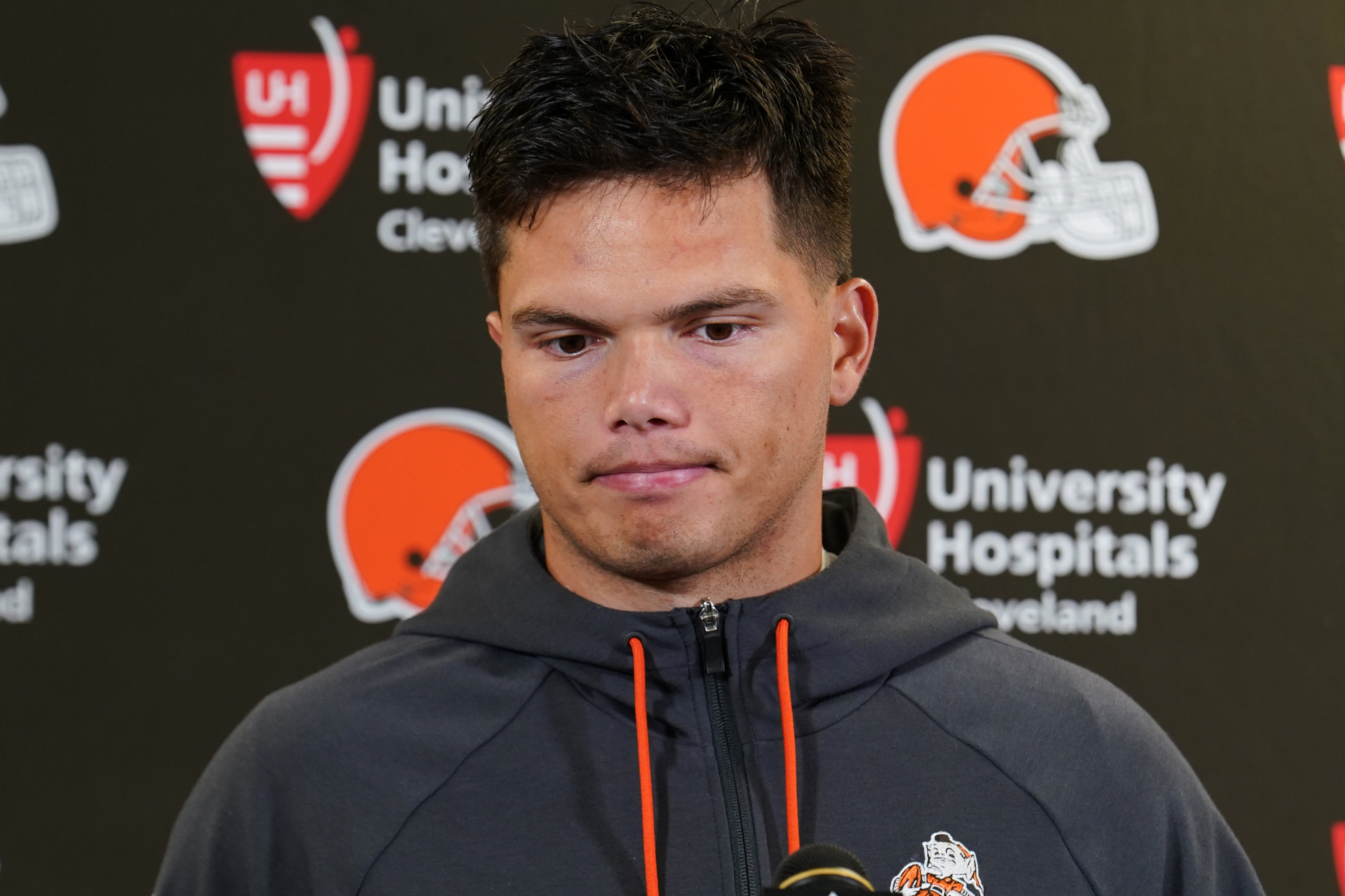 Cleveland Browns quarterback Dillon Gabriel