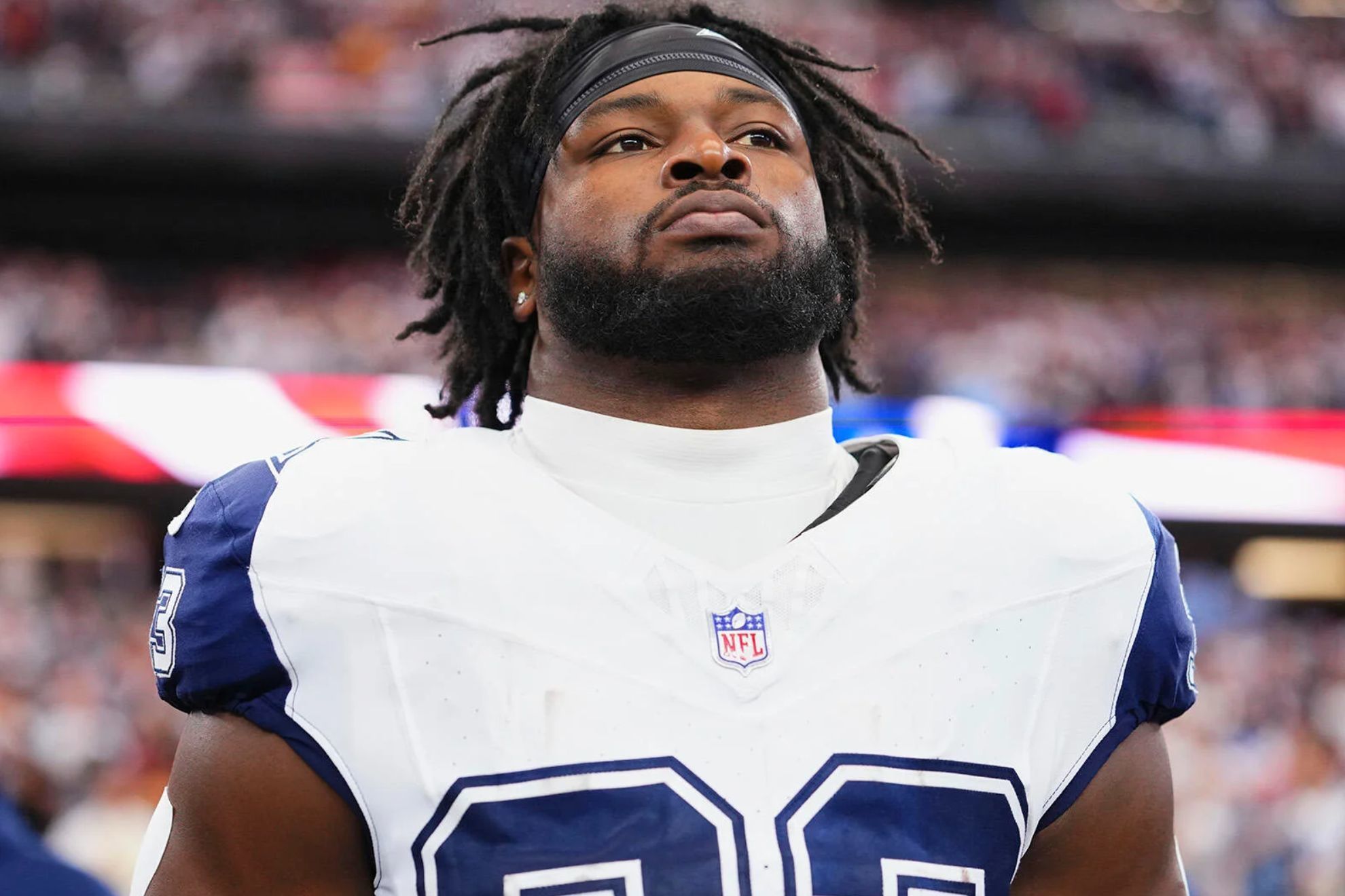 The running back has the second-most rushing yards (592) in the league this season.