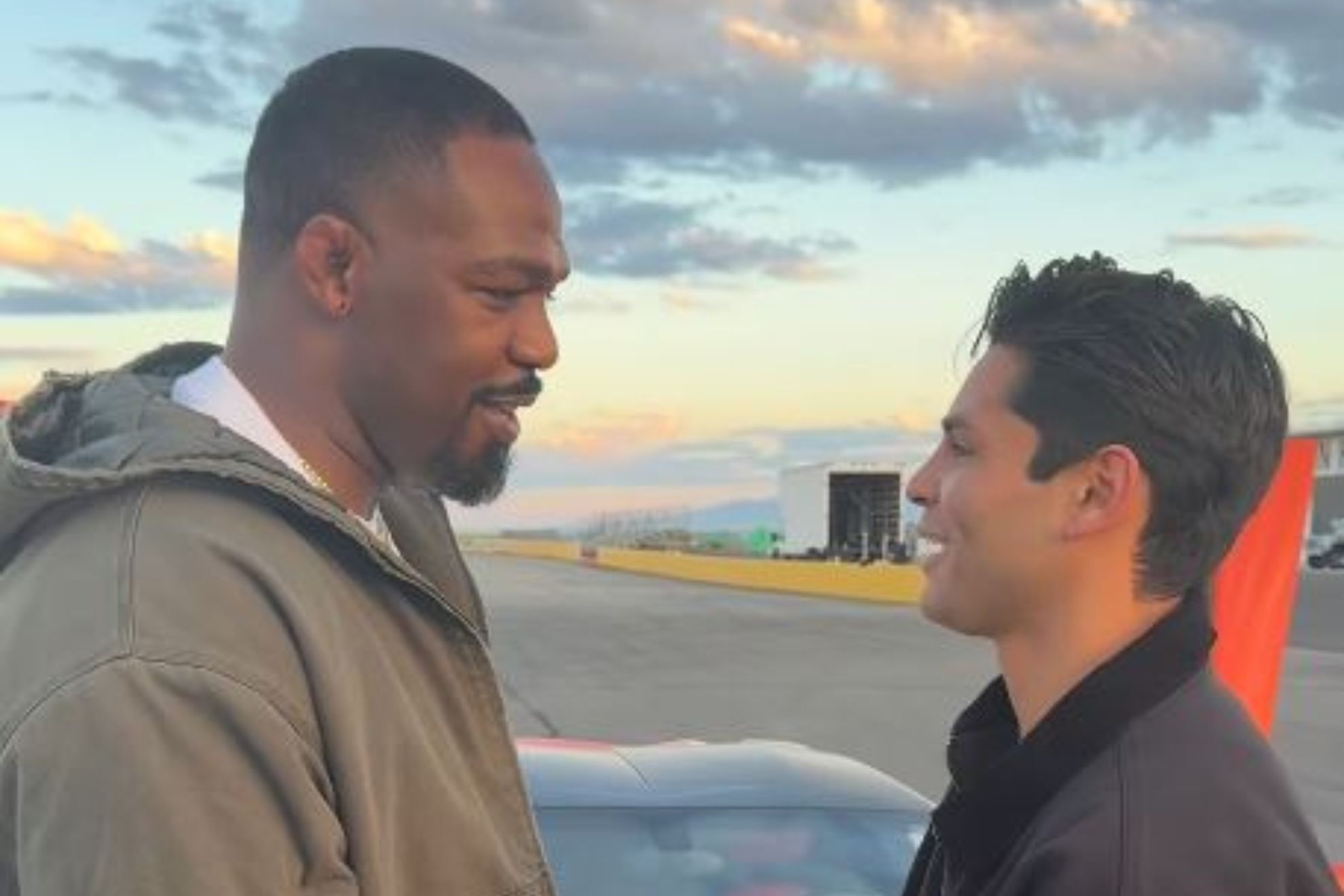 Ryan Garcia and Jon Jones clash in tense viral moment