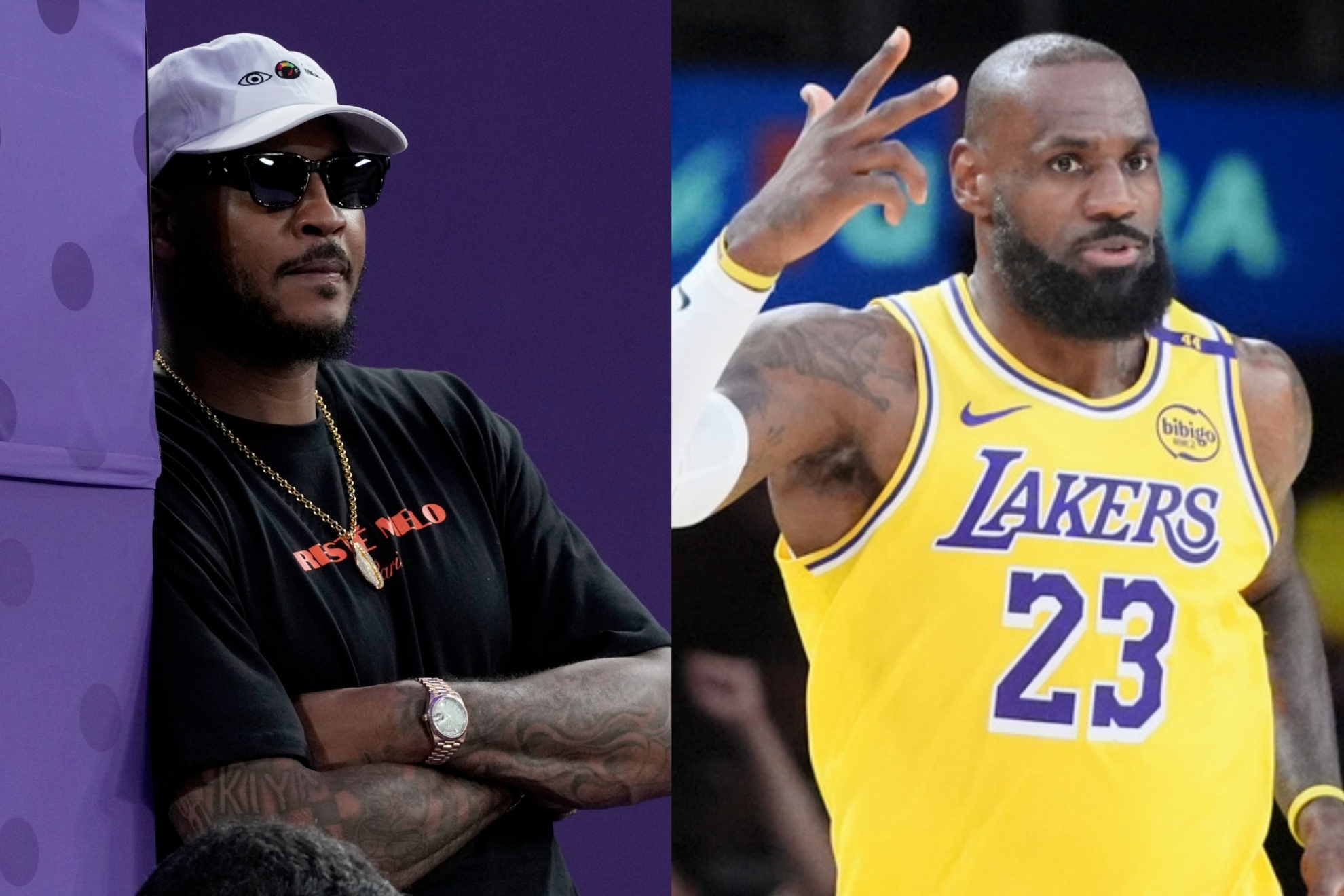 Carmelo Anthony got brutally honest about LeBron James seesaw battle with retirement.