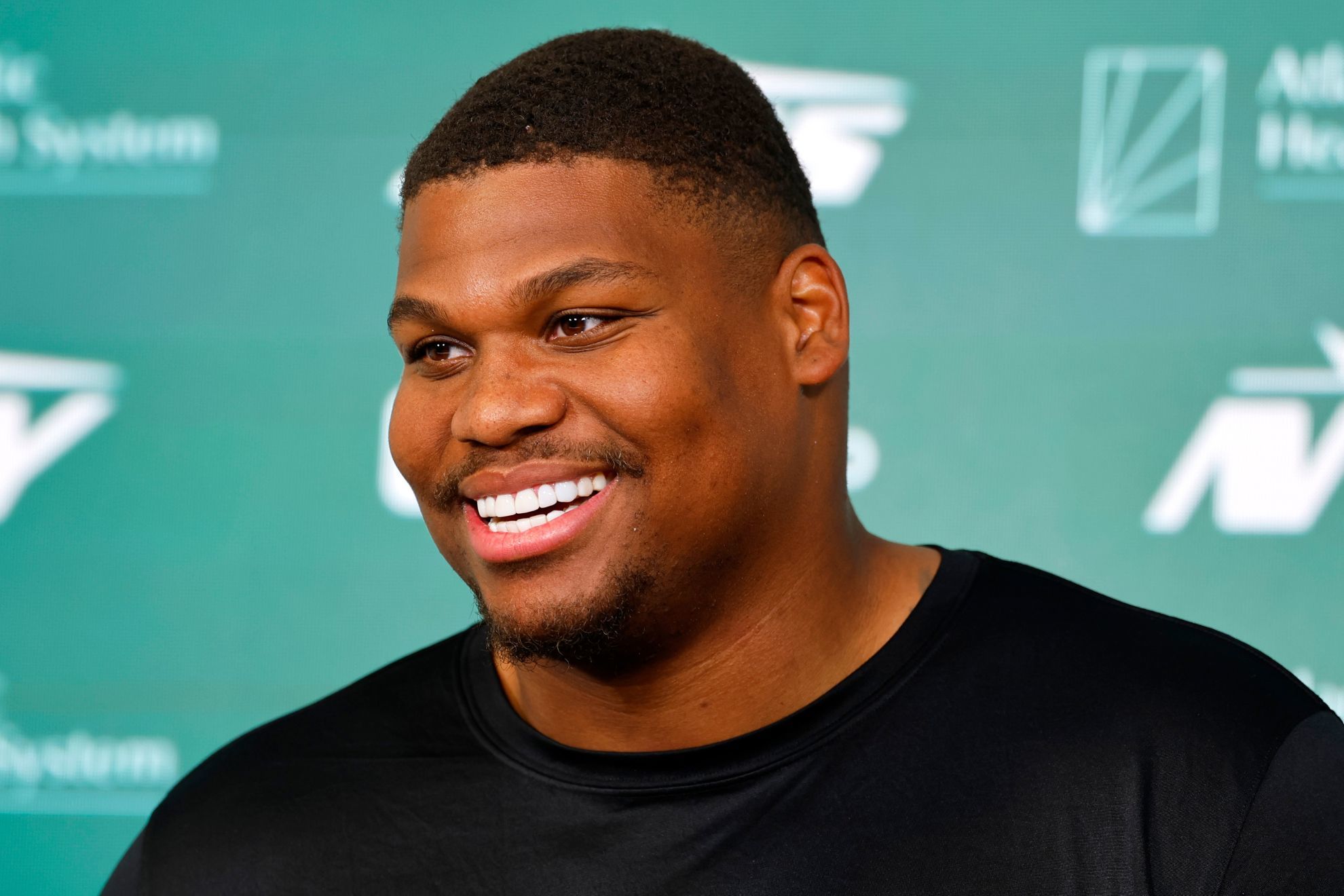 Dallas sent a 2026 second-round draft pick, a 2027 first-round draft pick to the Jets.