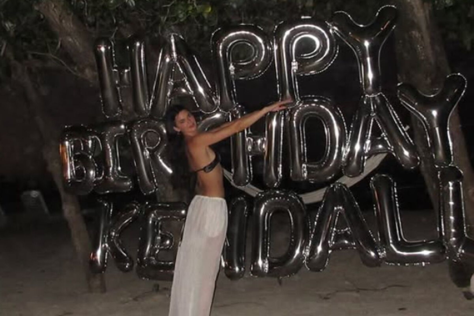 Kendall Jenner celebrates her 30th birthday by stripping completely naked on the seashore