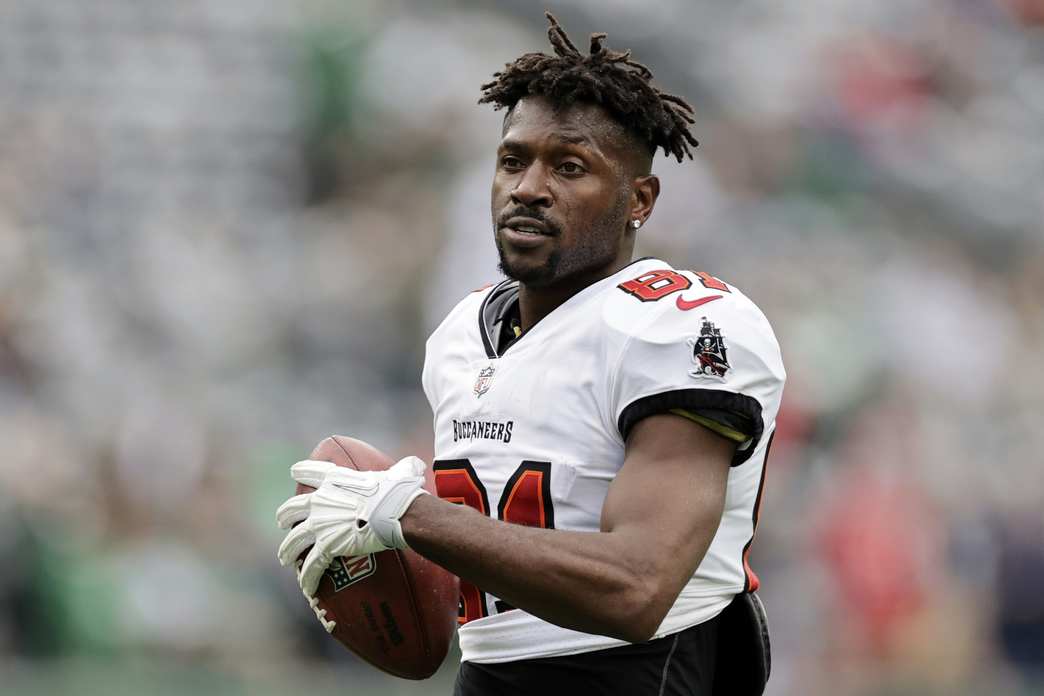 Antonio Brown with the Tampa Bay Buccaneers
