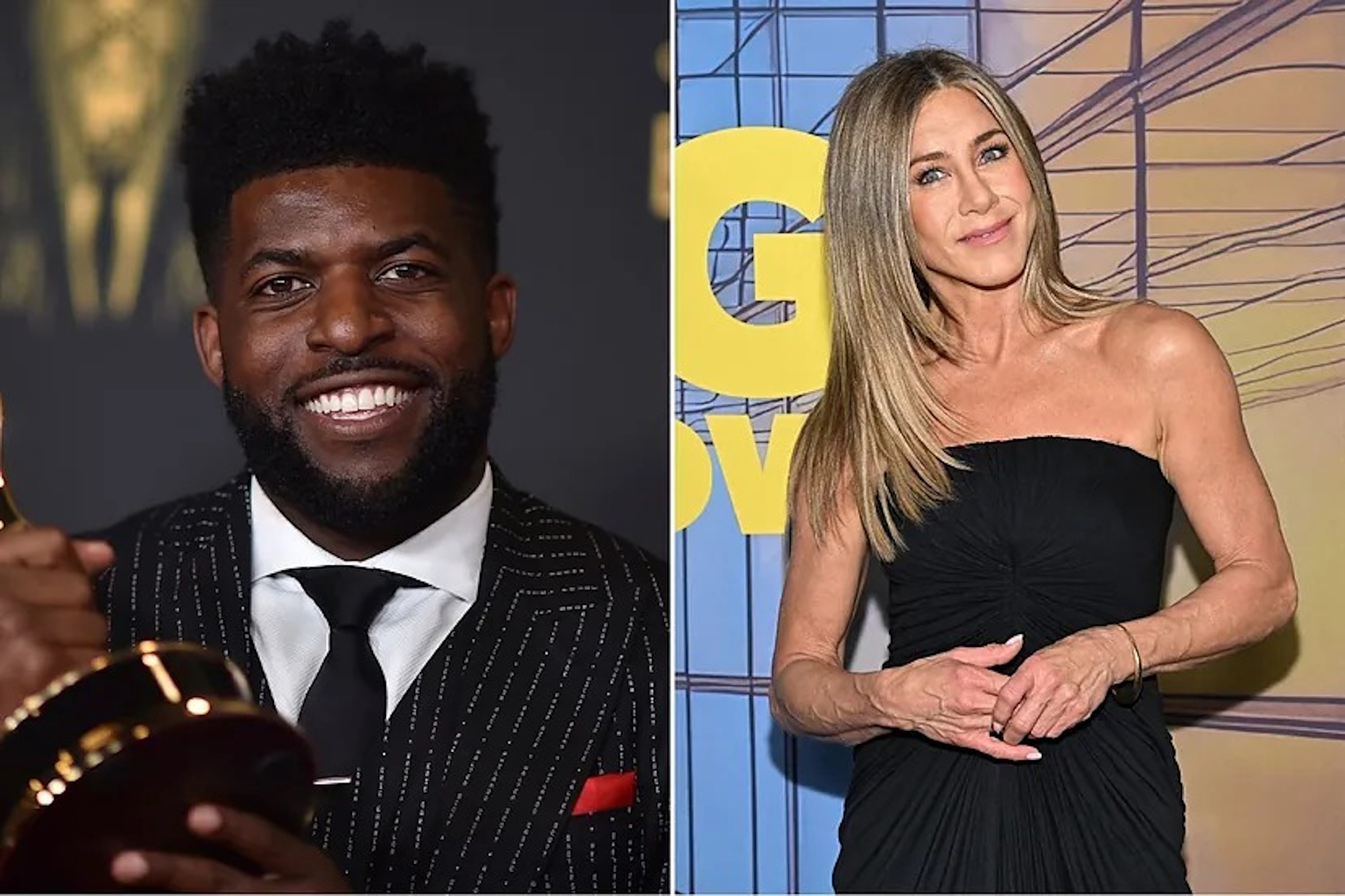 Emmanuel Achos incredible Instagram reaction to Jennifer Aniston officially introducing Jim Curtis as her boyfriend