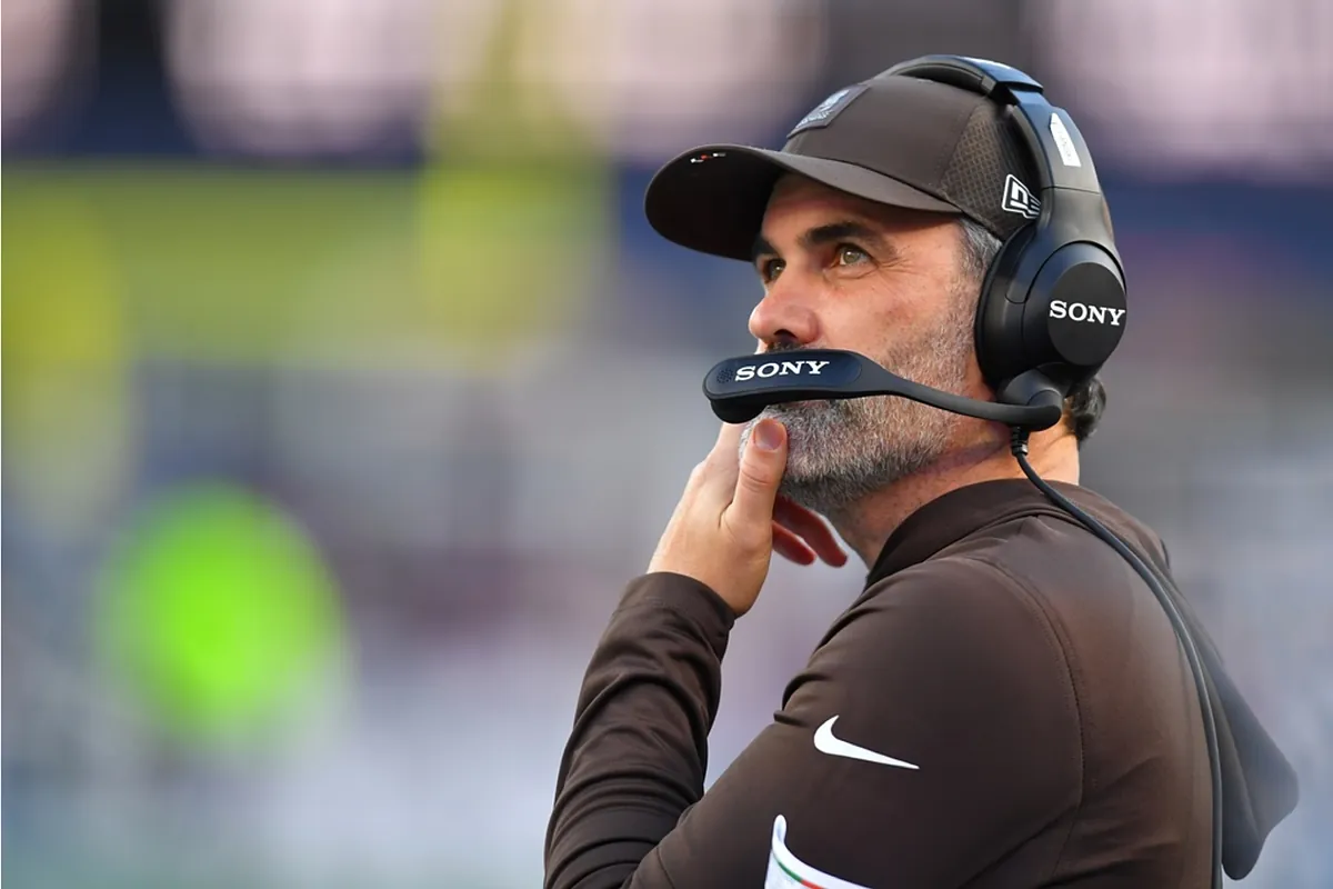 Browns head coach Kevin Stefanski