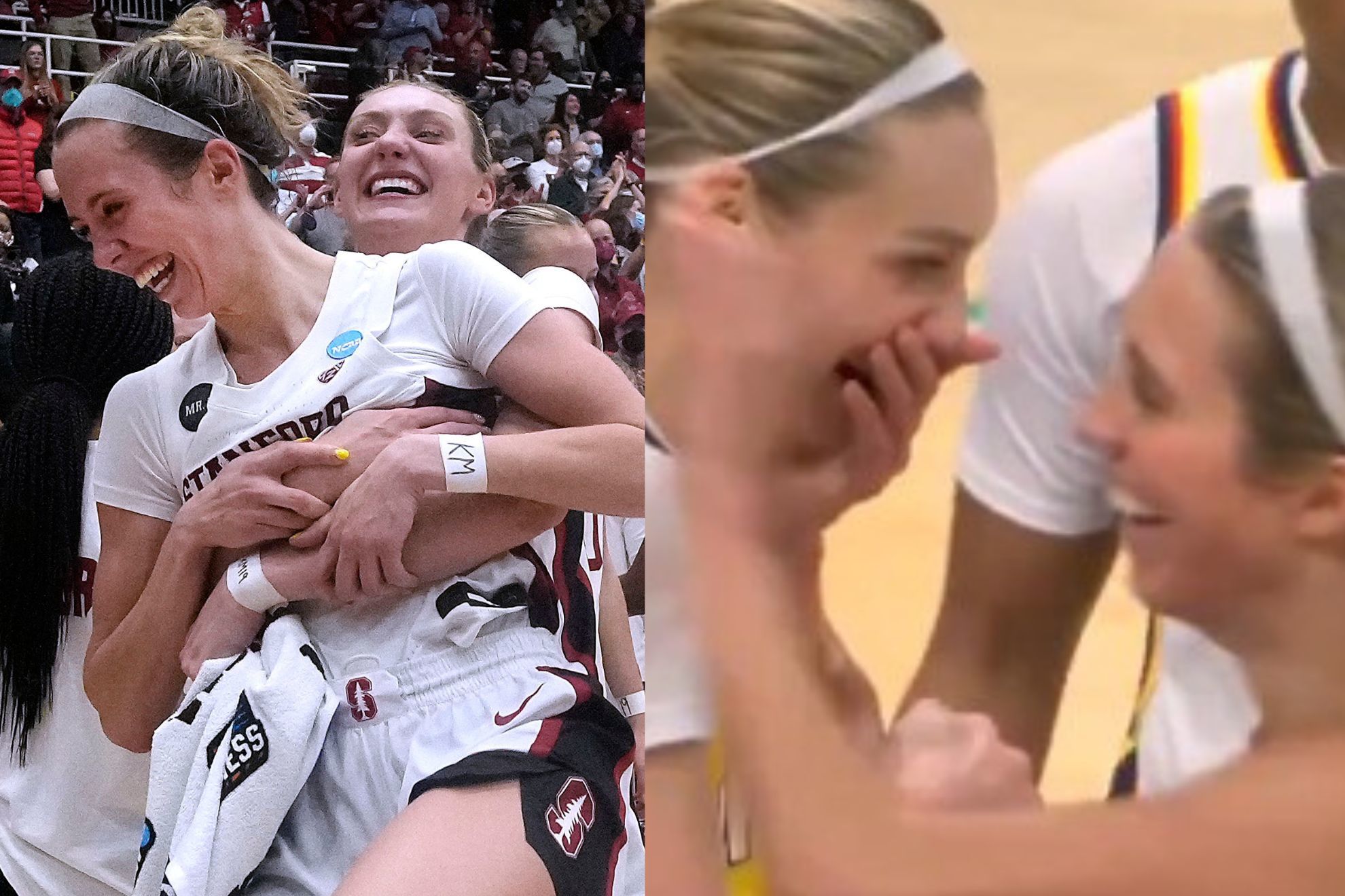 A playful moment between Cameron Brink and Lexie Hull has fans hoping the former Stanford duo reunites one day