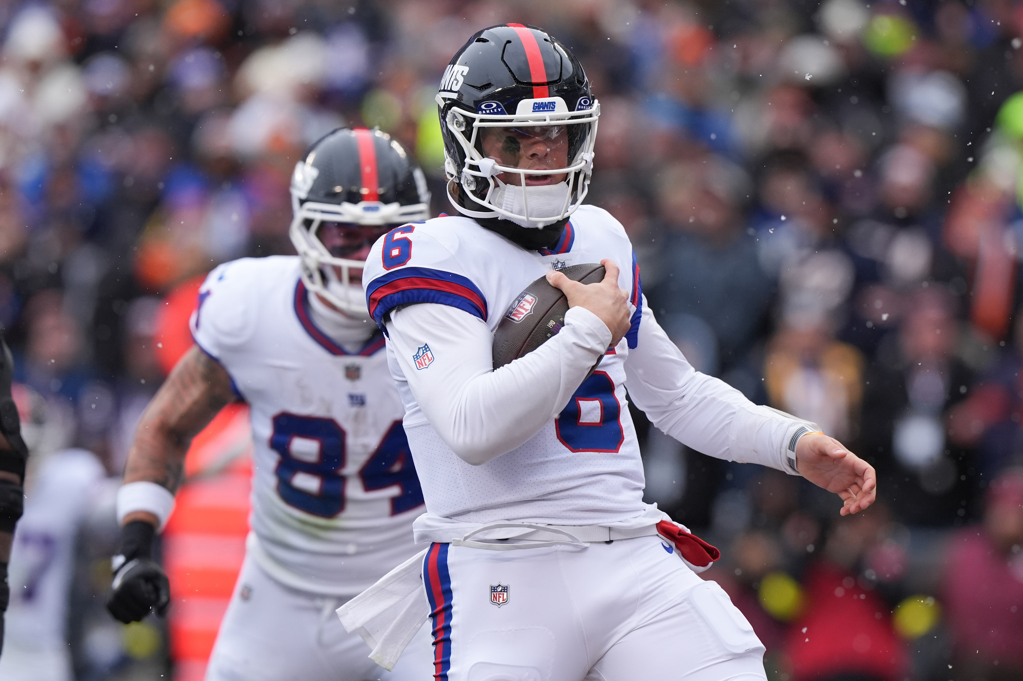 New York Giants quarterback Jaxson Dart has been a revelation in his rookie season
