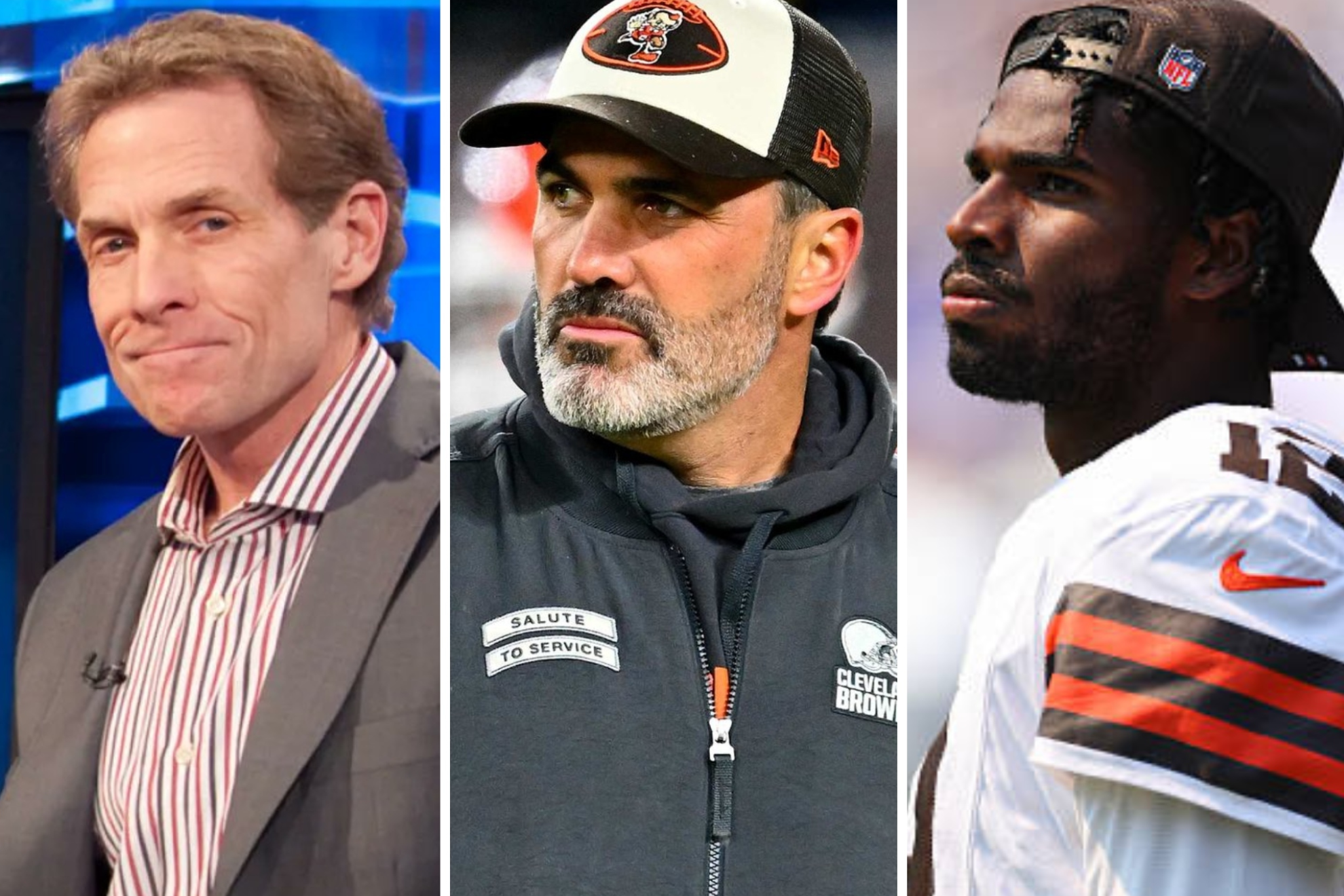 Skip Bayless questioned Kevin Stefanskis decision to stick with Dillon Gabriel over Shedeur Sanders