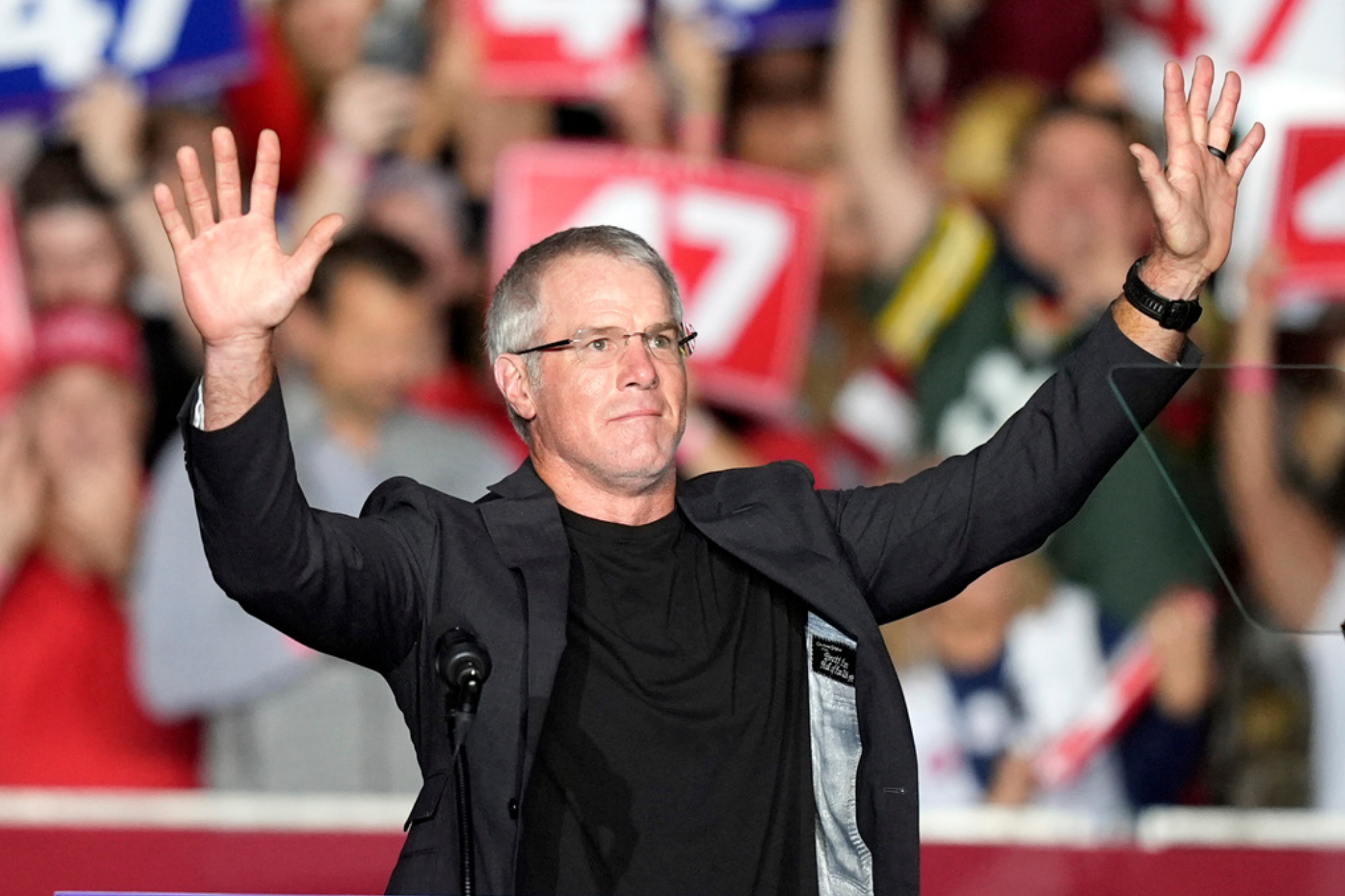 Former Green Bay Packers quarterback Brett Favre