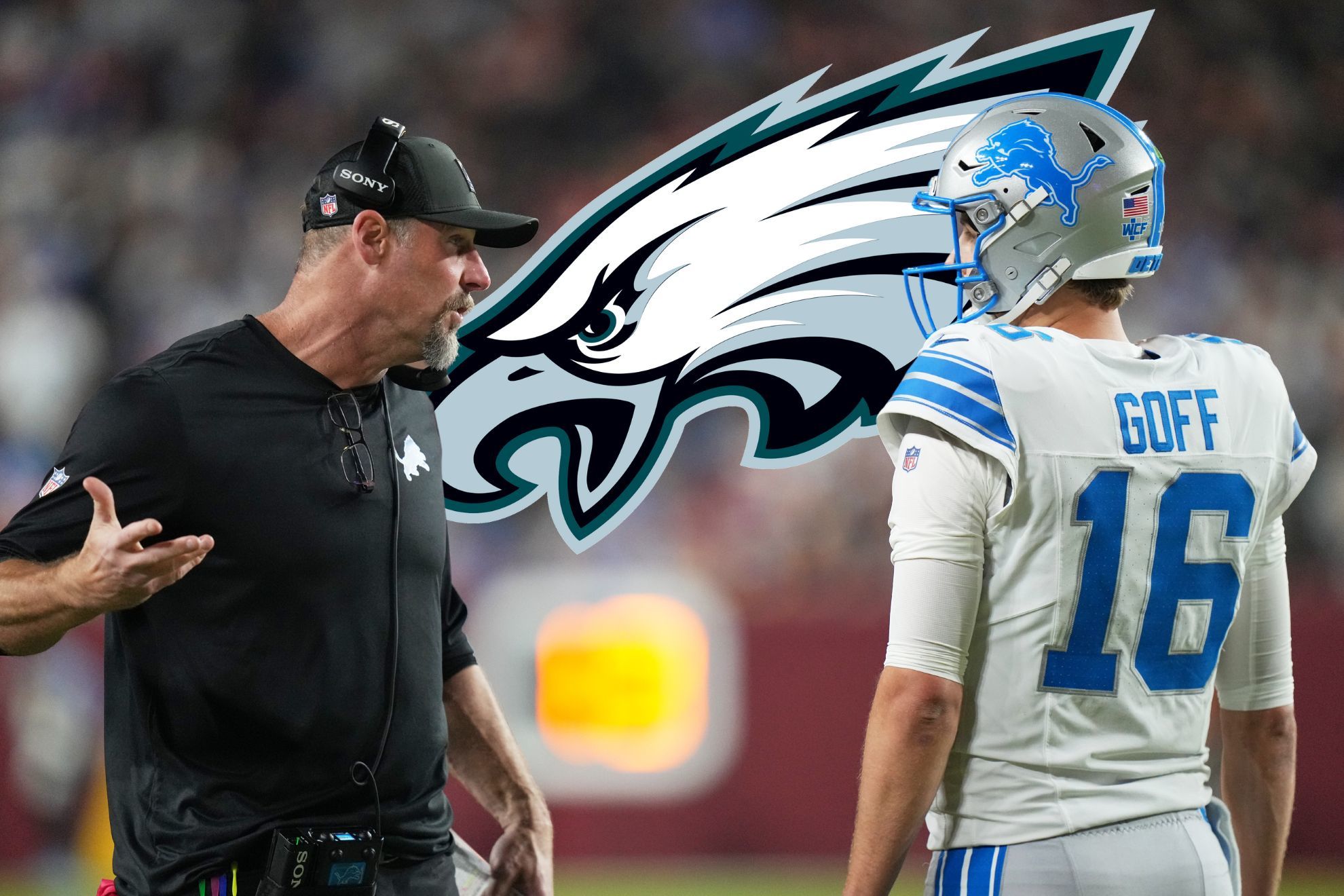 In the Lions first nine games, Goff (r) threw only three interceptions.