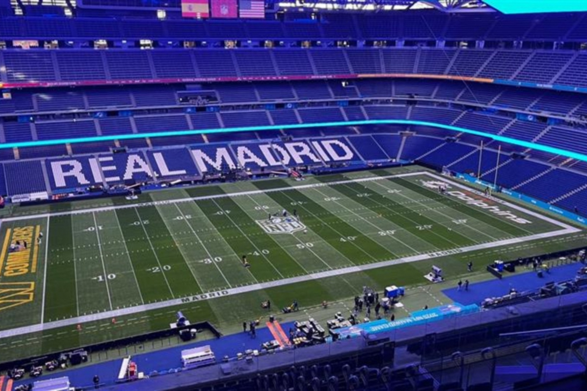 The message at the Santiago Bernabeu: touchdown against racism