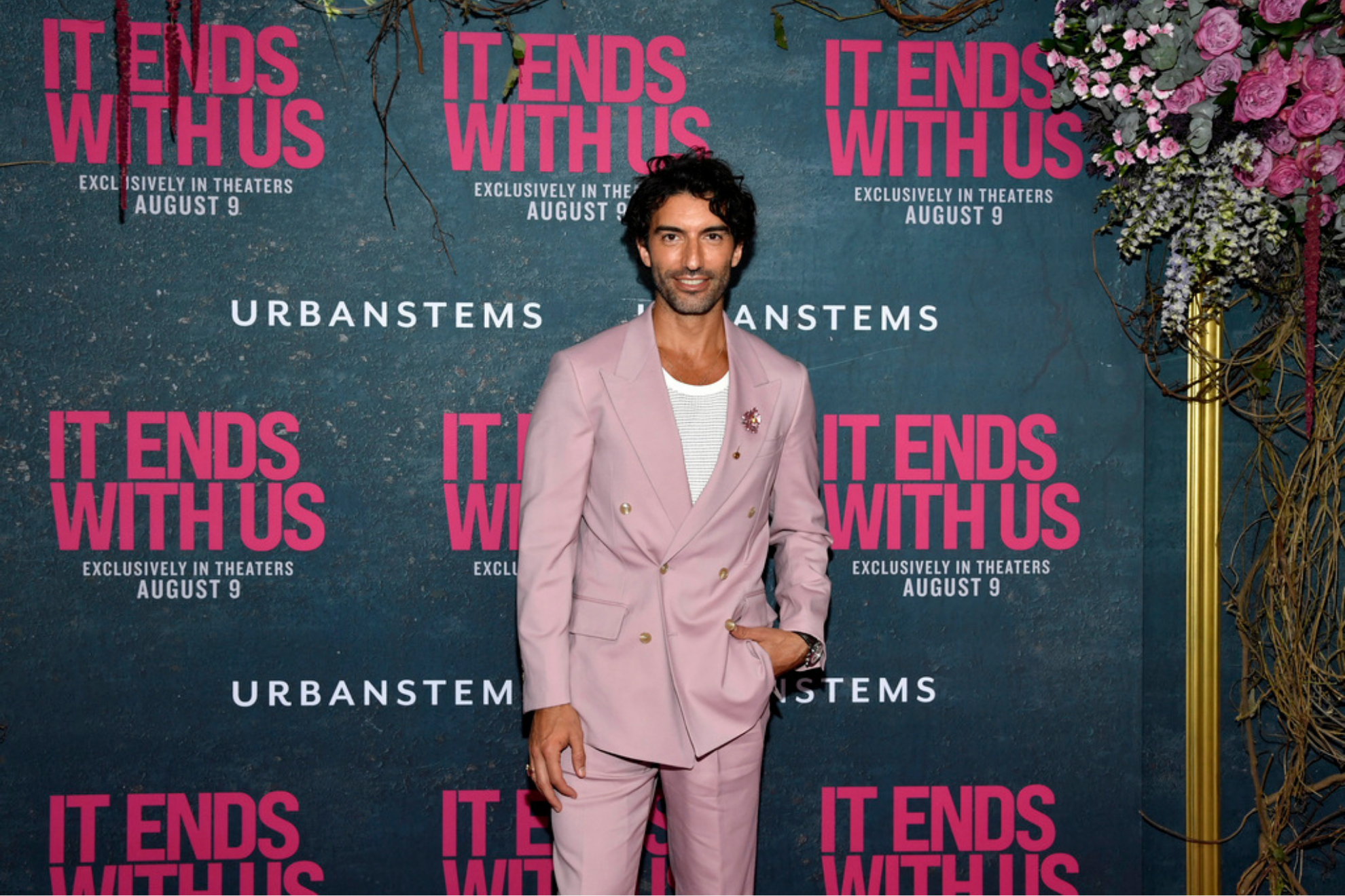 Justin Baldoni attends the world premiere of It Ends with Us