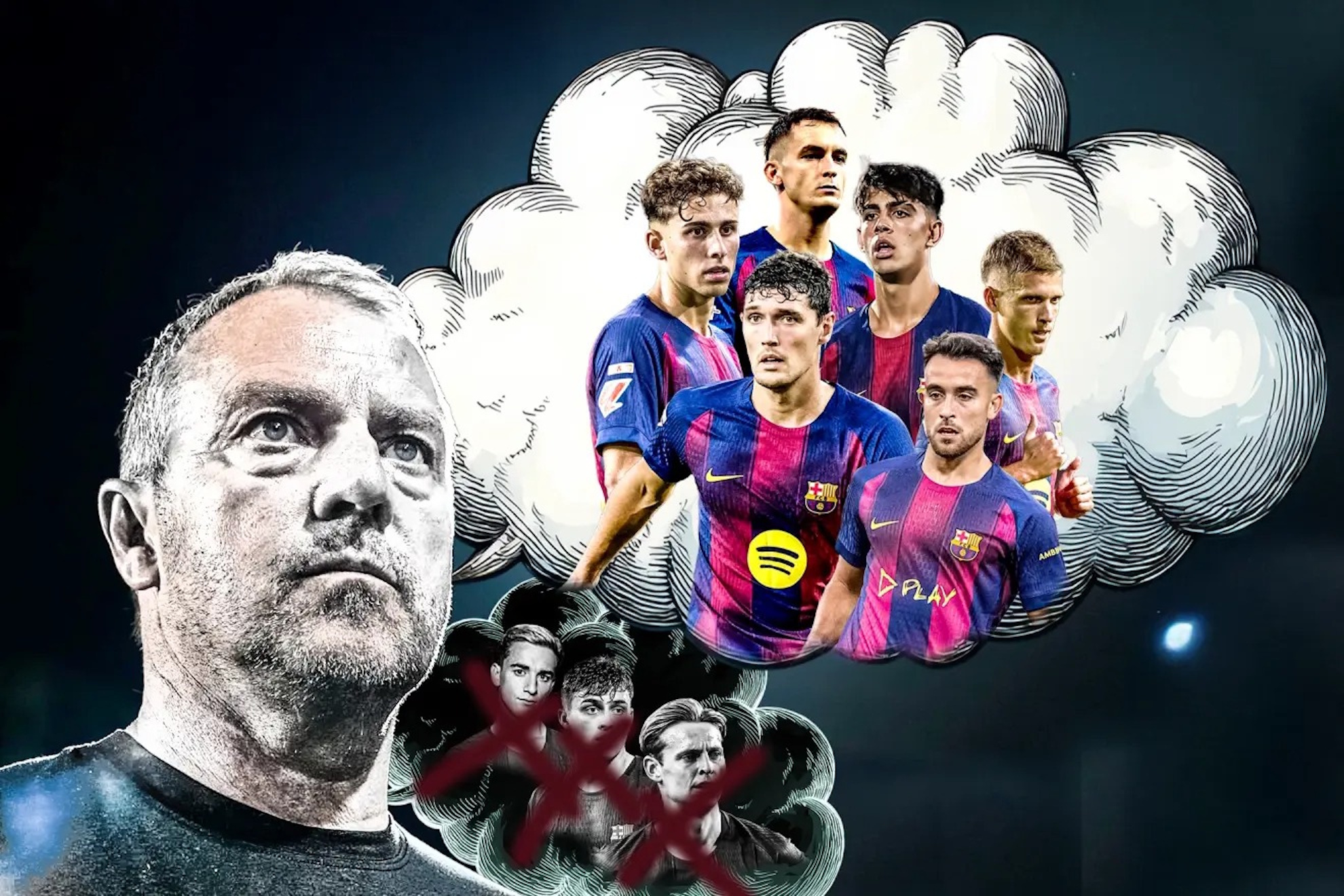 Hansi Flick has no choice but to experiment with Barcelona