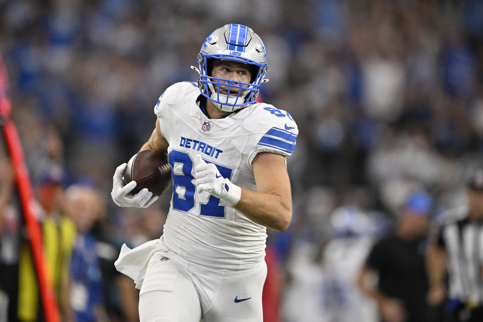 Detroit Lions tight end Sam LaPorta