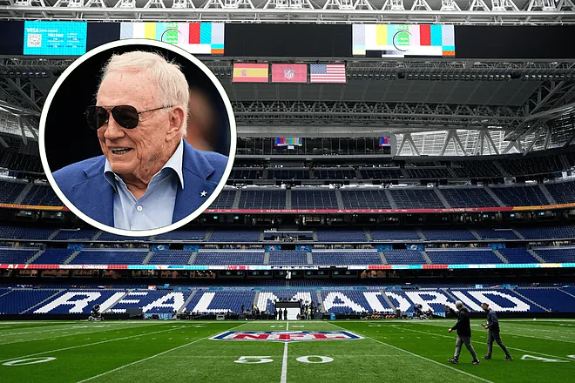 The NFL experienced the modernity of the Santiago Bernab�u.