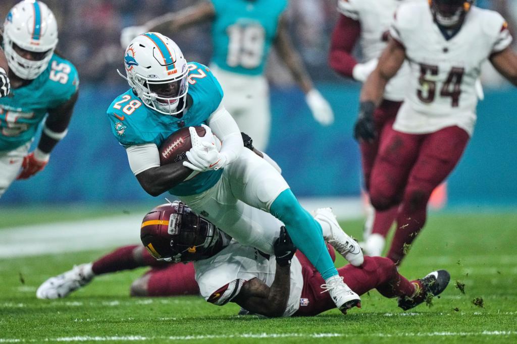 Dolphins - Commanders: resumen, resultado y marcador del NFL Madrid 2025 |  Miami se lleva la victoria en el Bernabéu