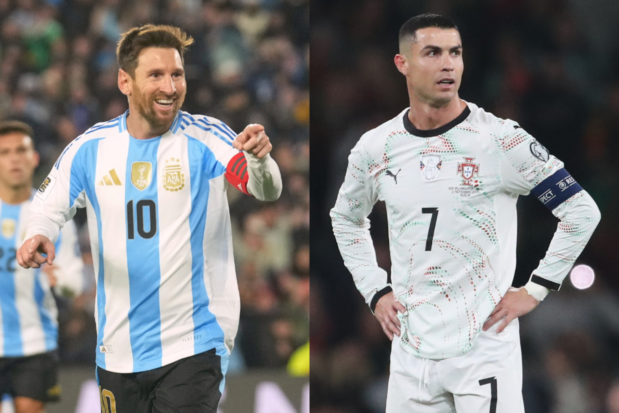 Lionel Messi ranked in the Top 3 of Global Statistics 100 Best Football Players of All Time; Cristiano Ronaldo entered the Top 10